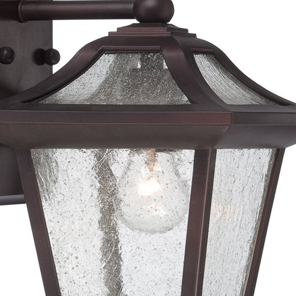 Antique Bronze Birdhouse Shape Outdoor Wall Light-Outdoor Lighting-DECOROLALA