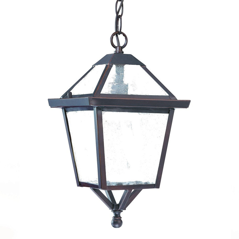 Antique Bronze Glass Hanging Lantern Light-Outdoor Lighting-DECOROLALA