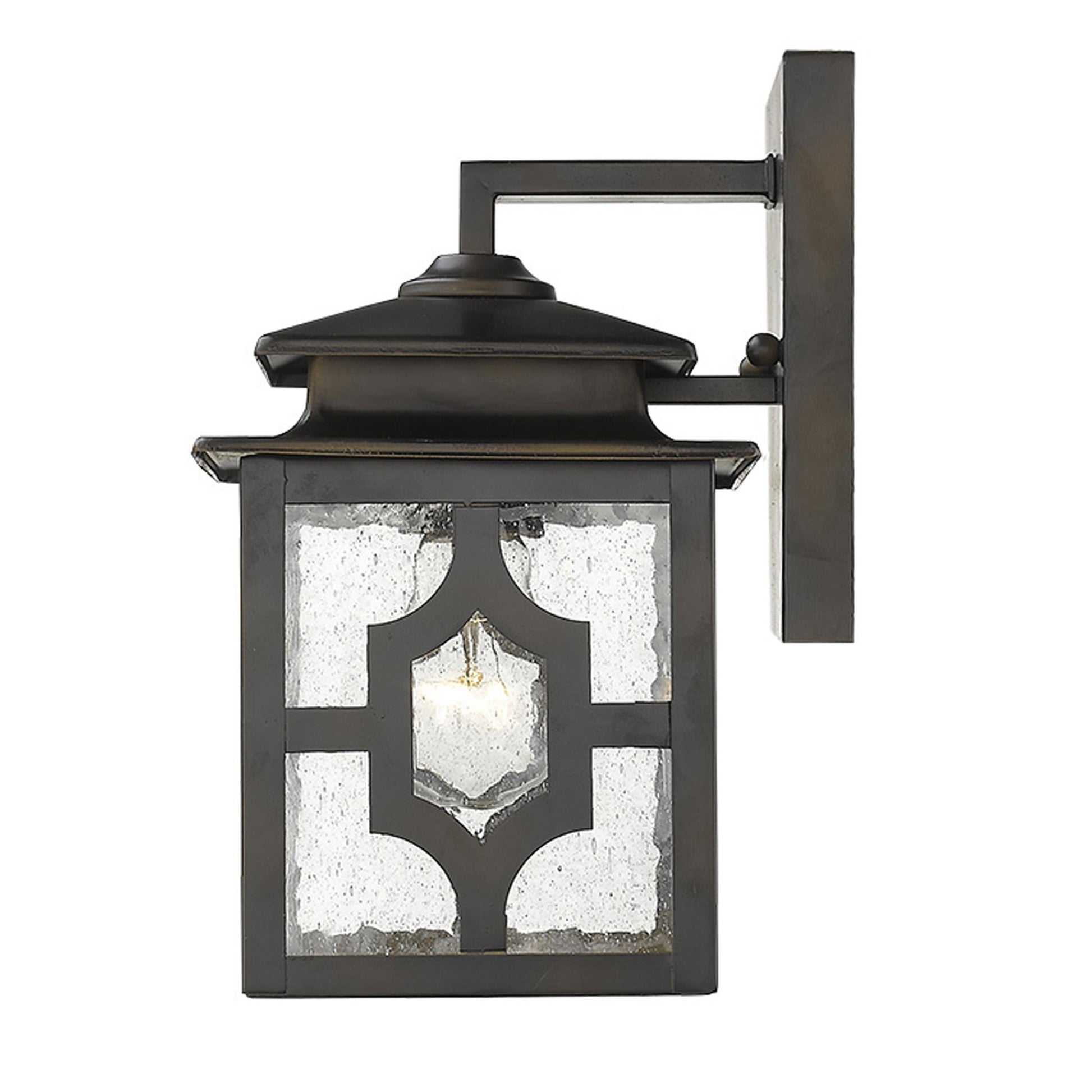 Antique Bronze Outdoor Lantern Wall Light-Outdoor Lighting-DECOROLALA