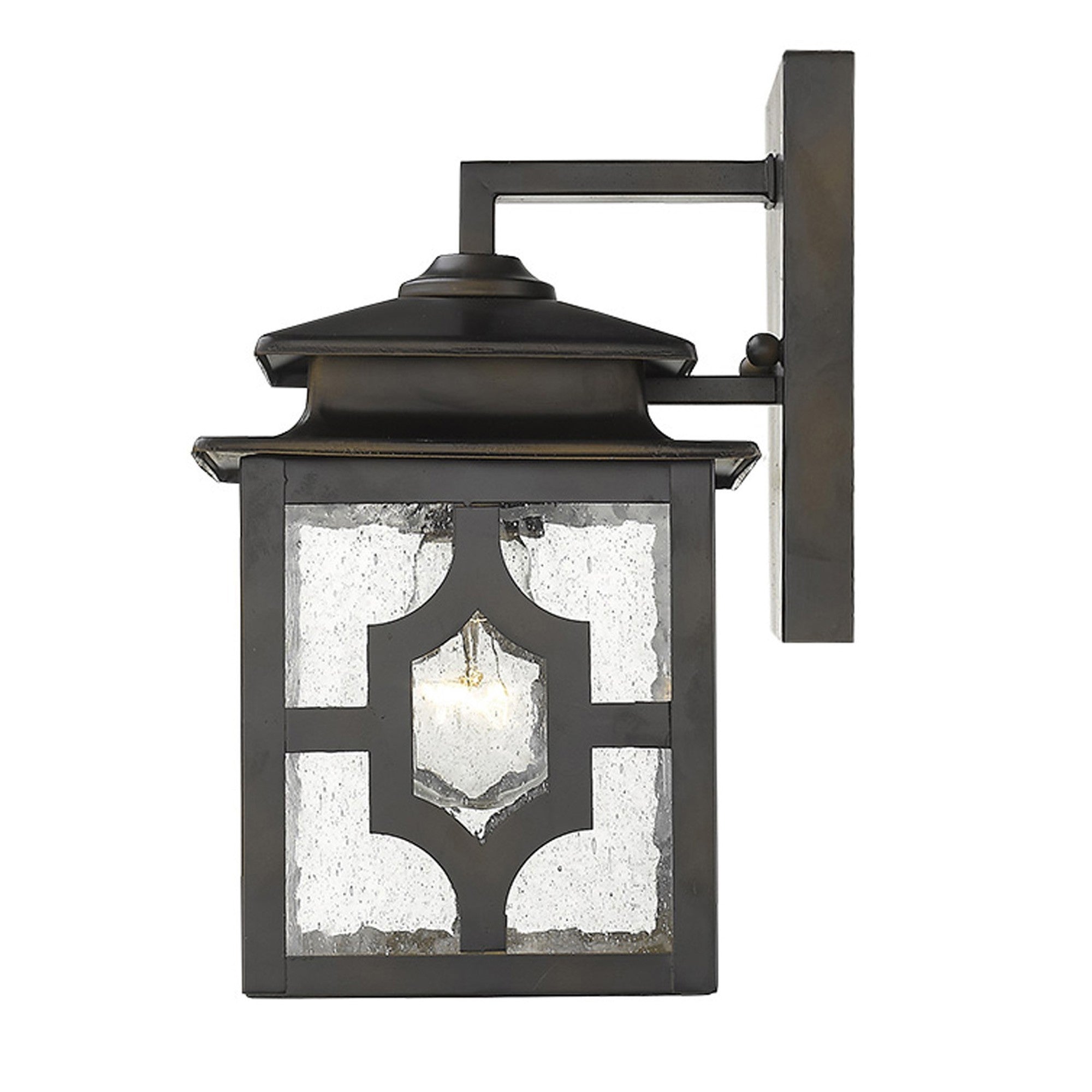 Antique Bronze Outdoor Lantern Wall Light-Outdoor Lighting-DECOROLALA
