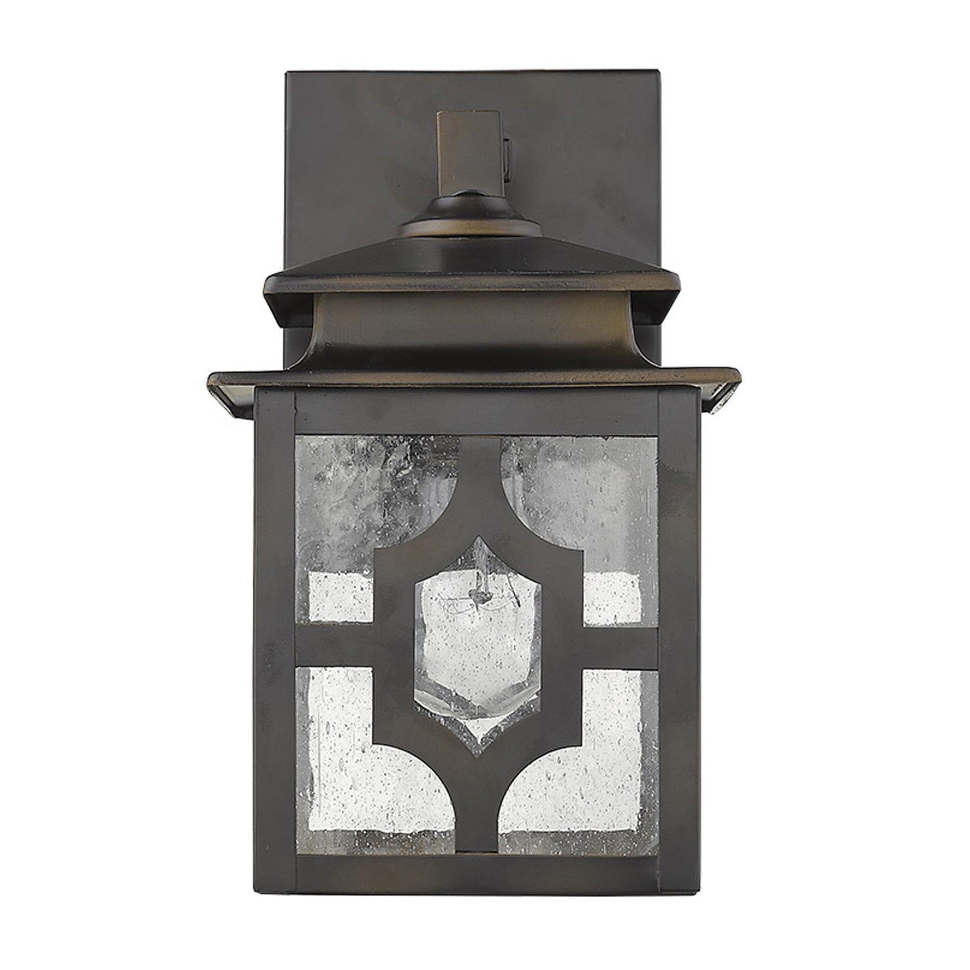 Antique Bronze Outdoor Lantern Wall Light-Outdoor Lighting-DECOROLALA