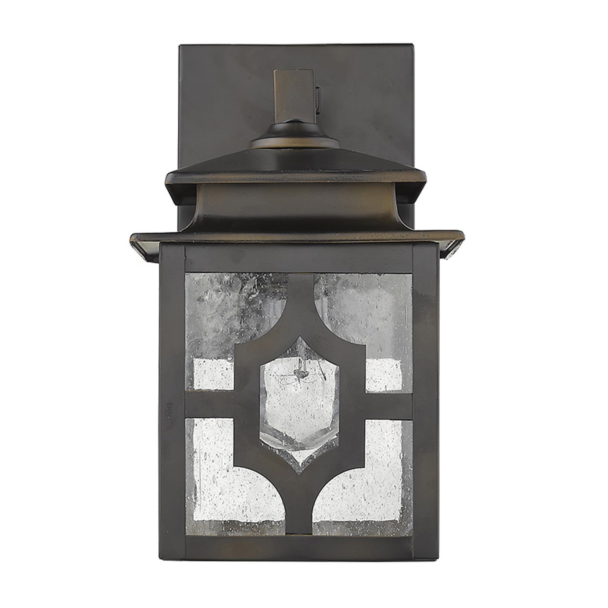 Antique Bronze Outdoor Lantern Wall Light-Outdoor Lighting-DECOROLALA