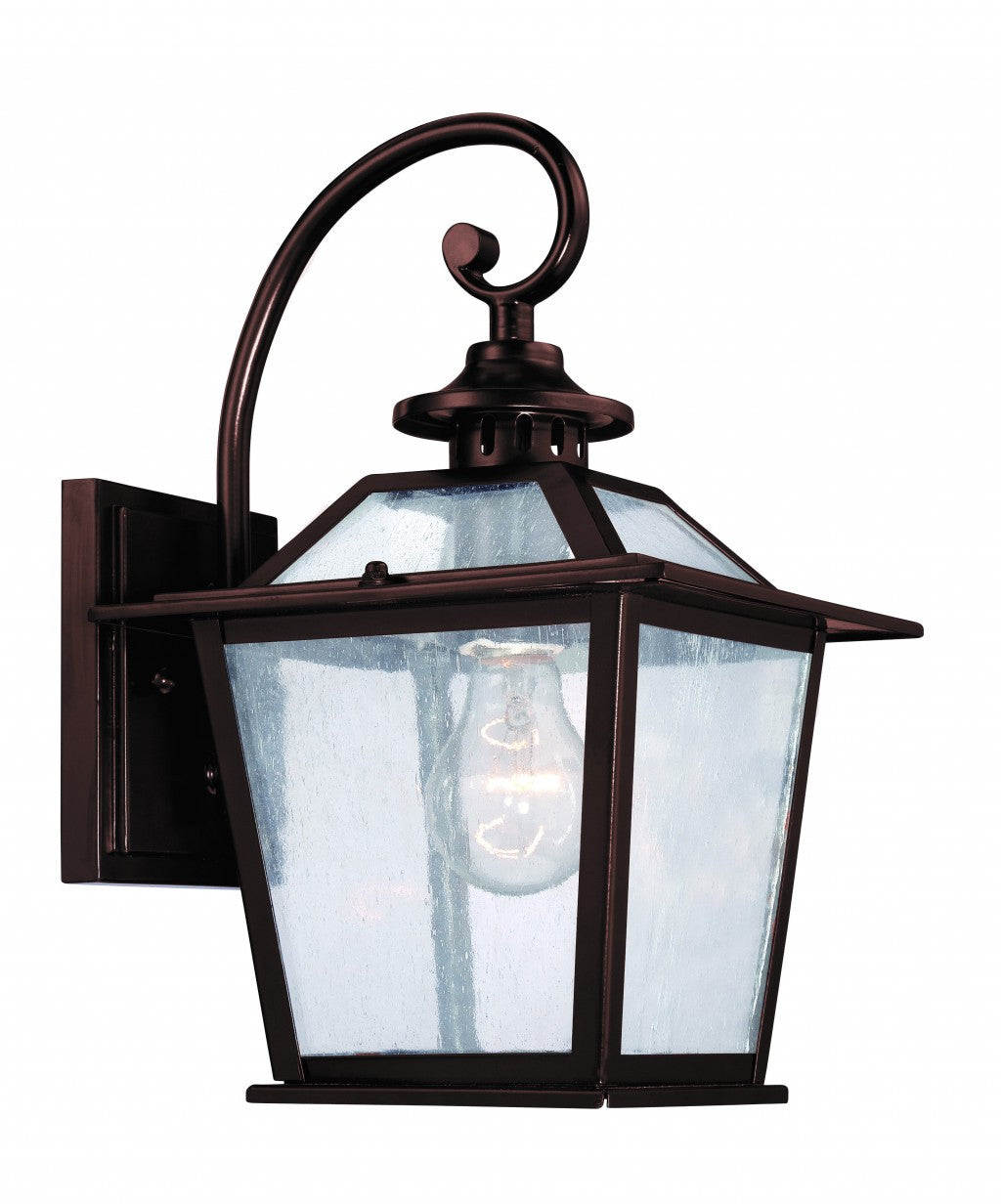 Antique Bronze Terrarium Shape Wall Light-Outdoor Lighting-DECOROLALA