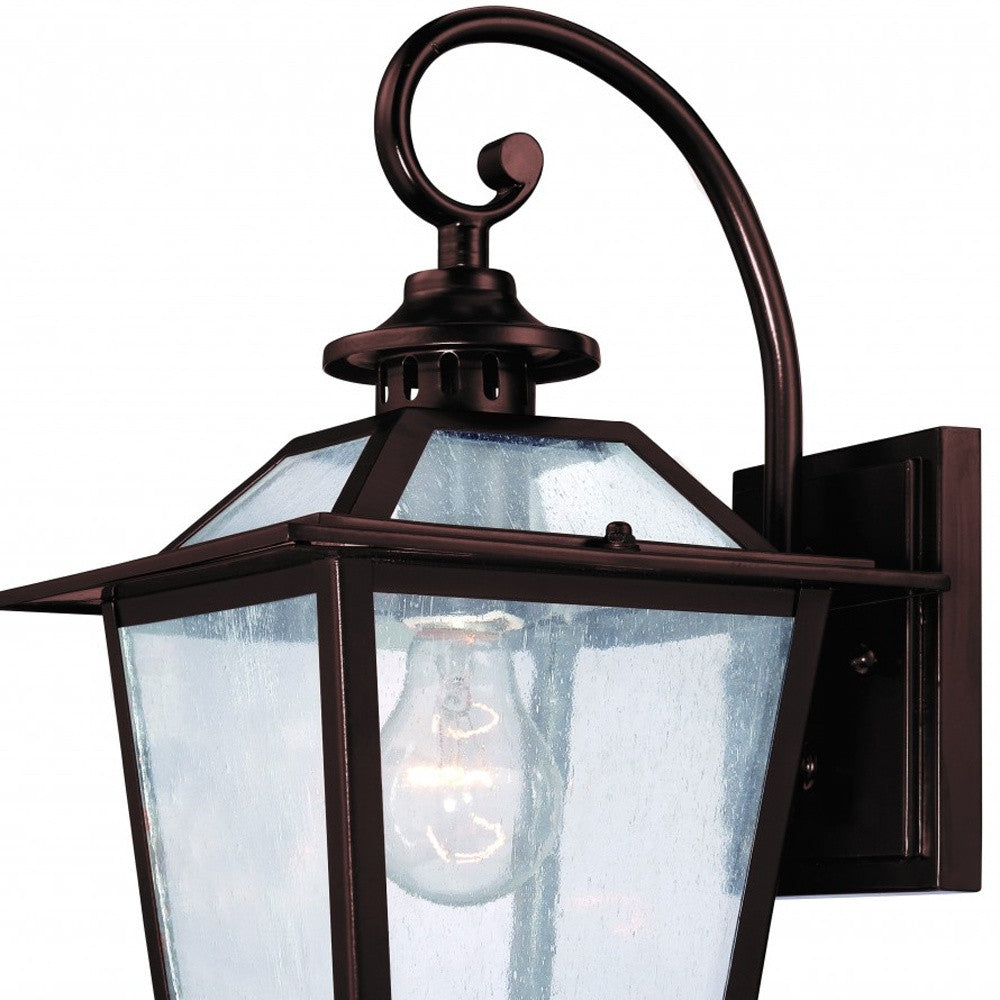 Antique Bronze Terrarium Shape Wall Light-Outdoor Lighting-DECOROLALA