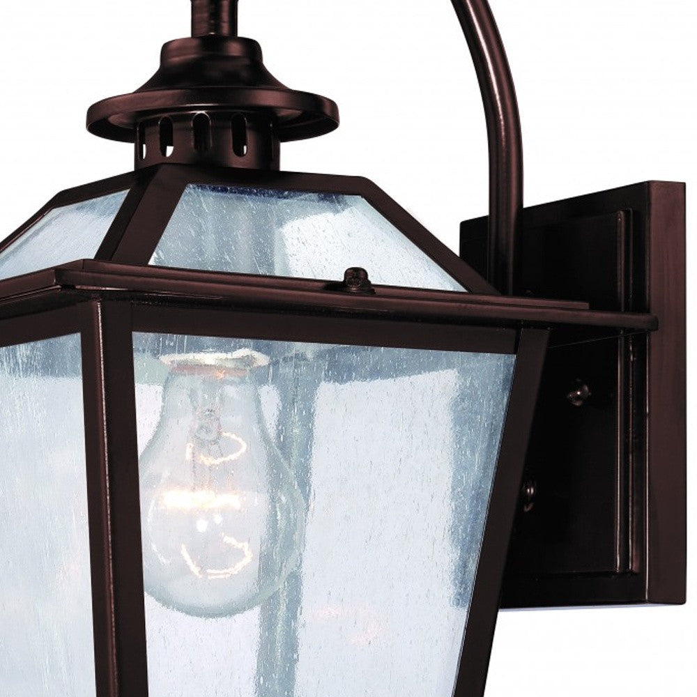 Antique Bronze Terrarium Shape Wall Light-Outdoor Lighting-DECOROLALA