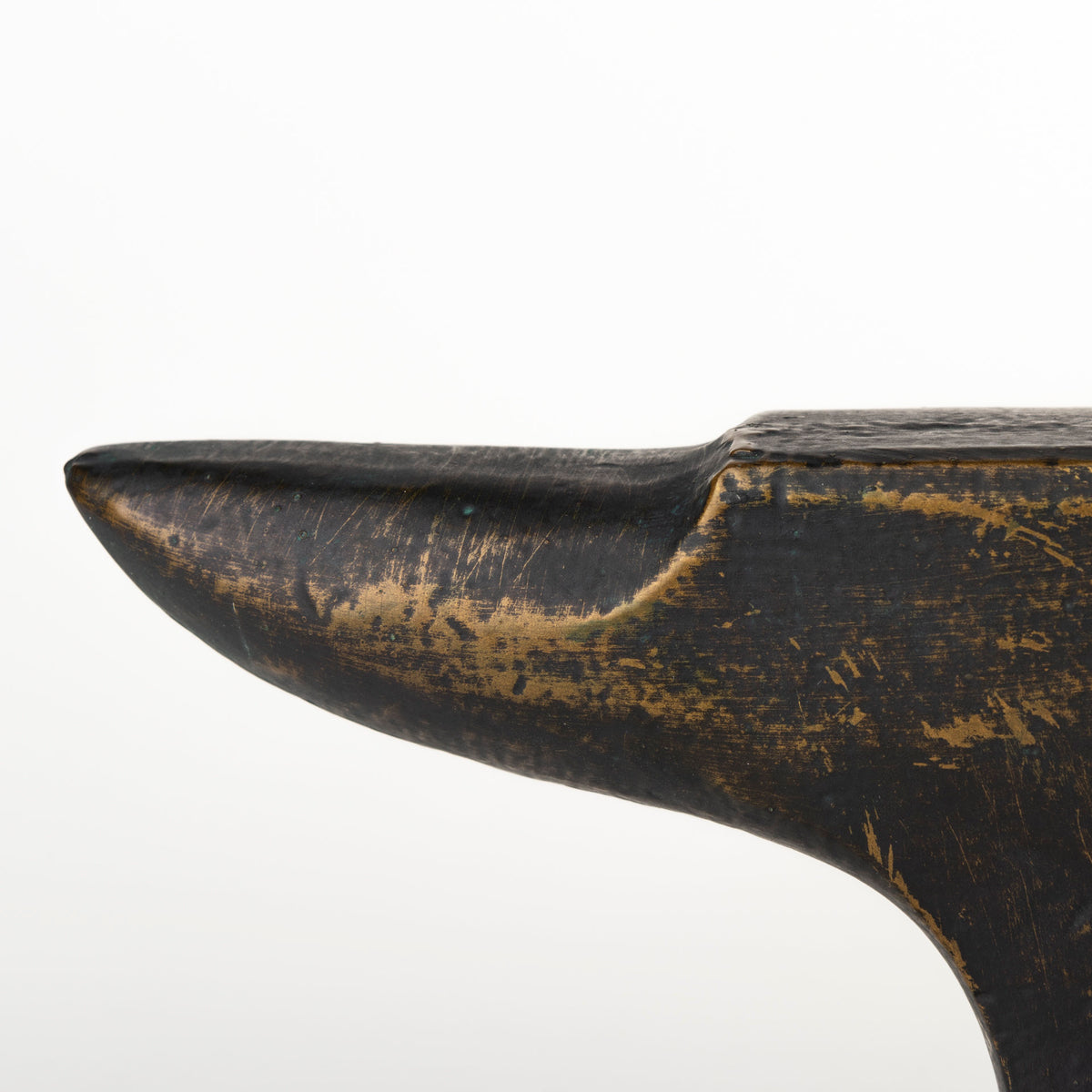 Anvilia (Set of 2) 12L x 4W Black With Gold Accents Anvil Shaped Bookends-Bookends-DECOROLALA