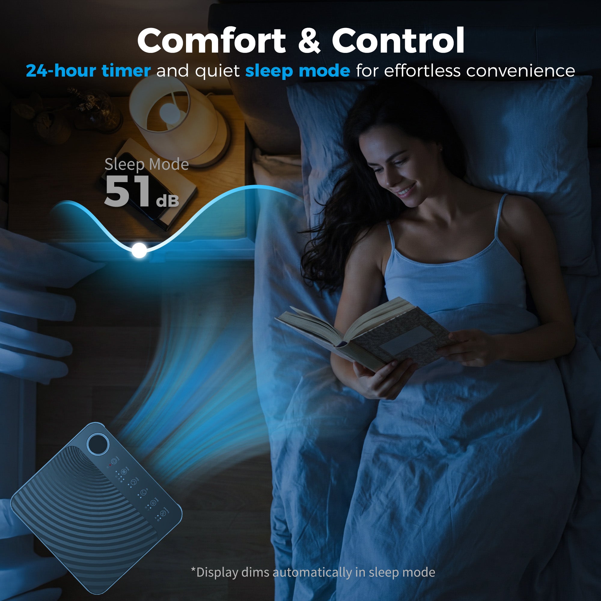 Aosom 10000 BTU Portable Air Conditioner - WiFi Smart Control White-Air Conditioner-DECOROLALA
