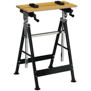 Aosom Adjustable Portable Workbench - 220lbs Capacity-Home Improvement > Tools > Tool Organizers-DECOROLALA