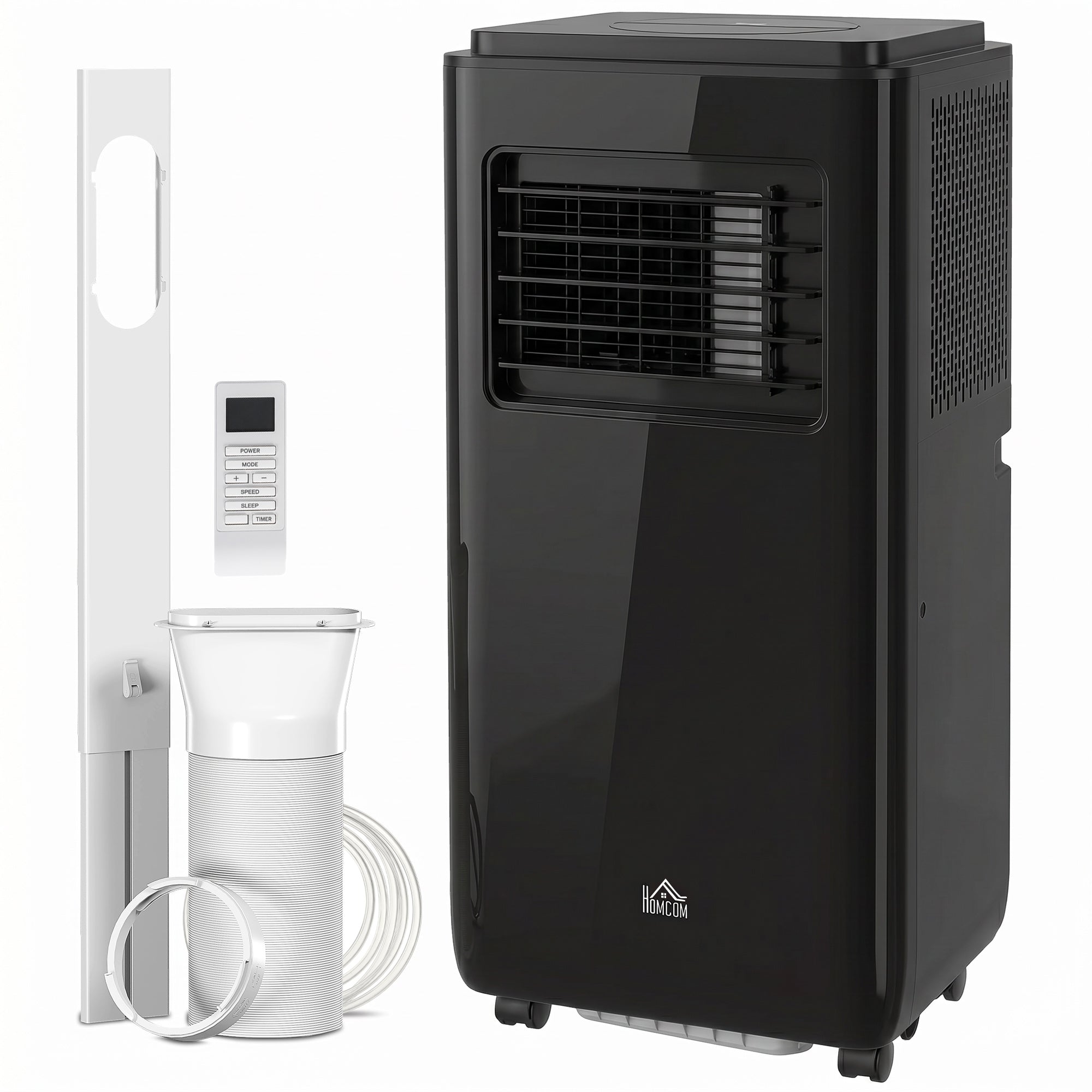 Aosom Portable Air Conditioner 10,000 BTU - Black 440 Sq. Ft.-Air Conditioner-DECOROLALA