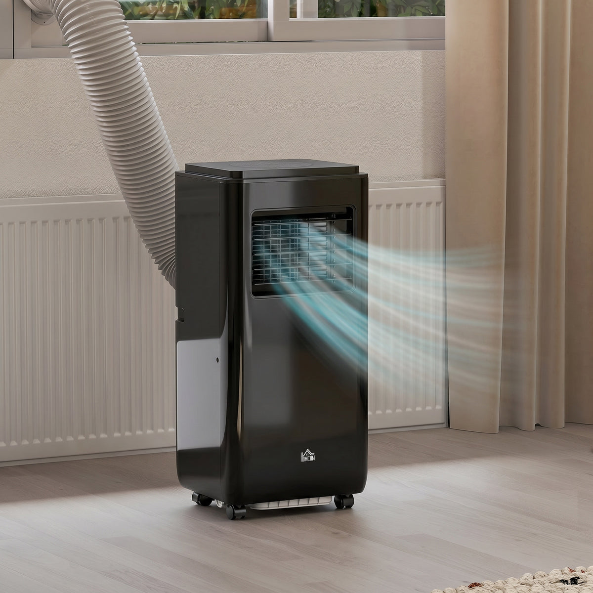 Aosom Portable Air Conditioner 10,000 BTU - Black 440 Sq. Ft.-Air Conditioner-DECOROLALA