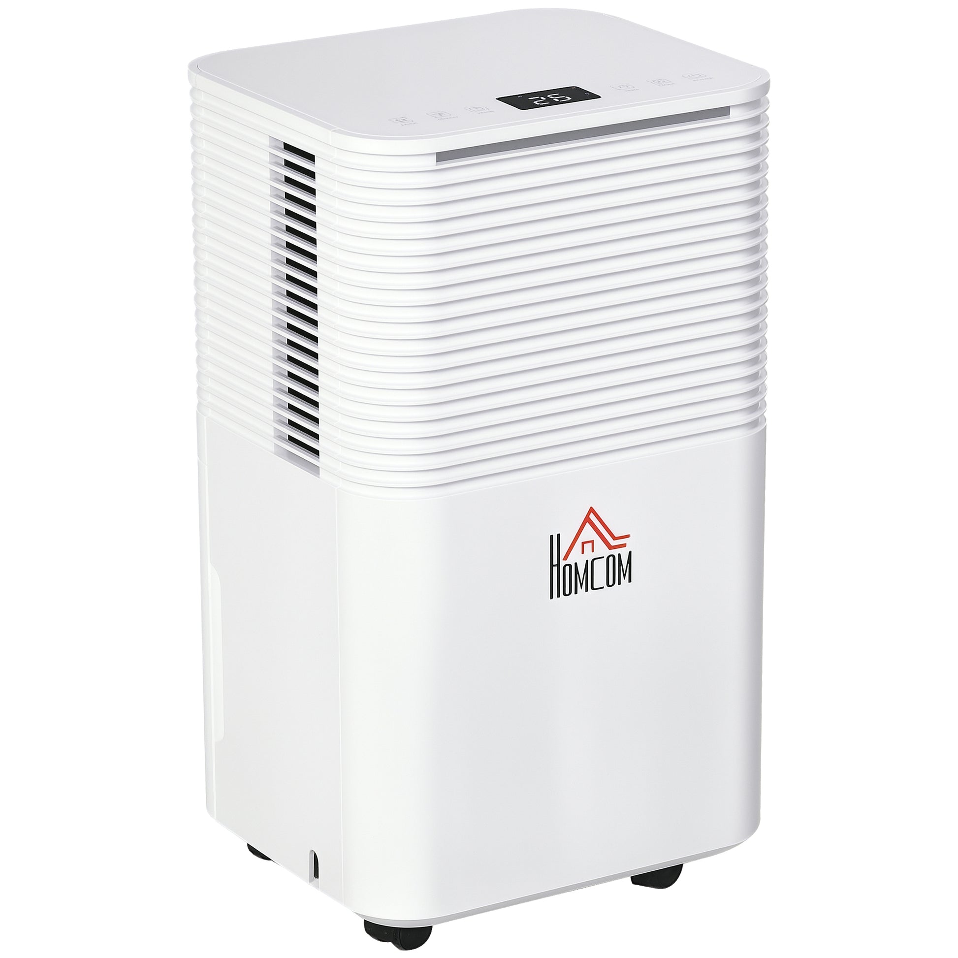 Aosom Portable Quiet Dehumidifier - 21 Pint 1260 sq. ft. White-Home Dehumidifiers-DECOROLALA