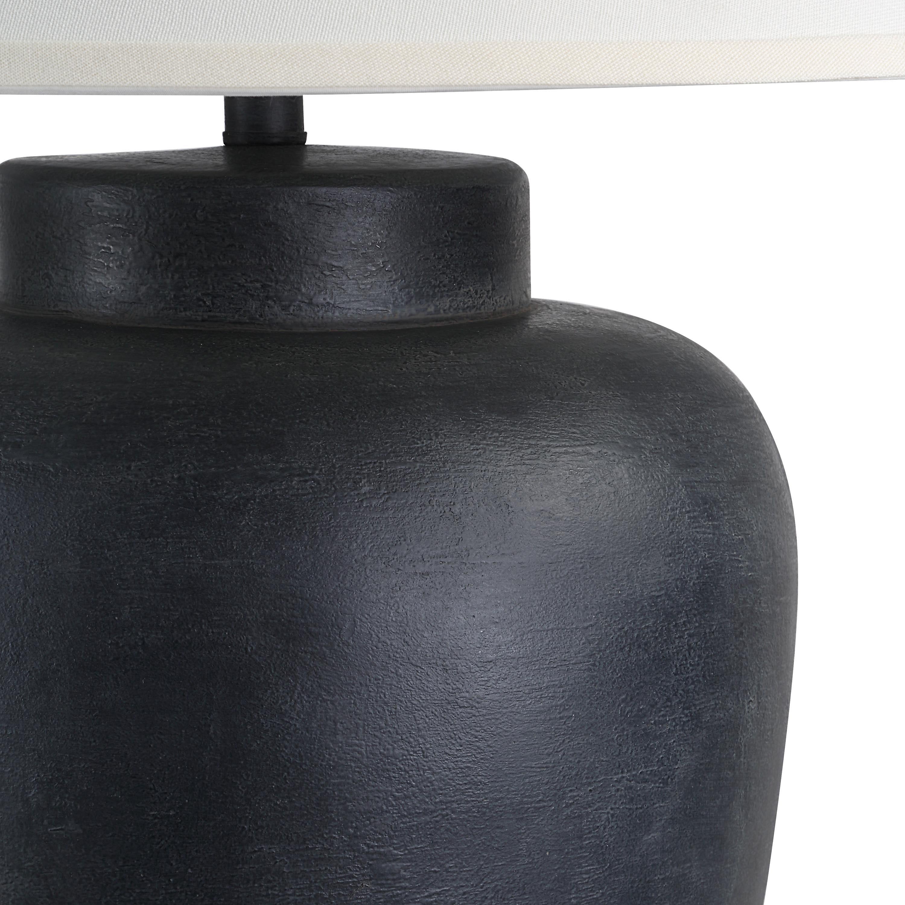Arancia 29.5" Table Lamp with 3-Way Switch, Black-Table Lamp-DECOROLALA