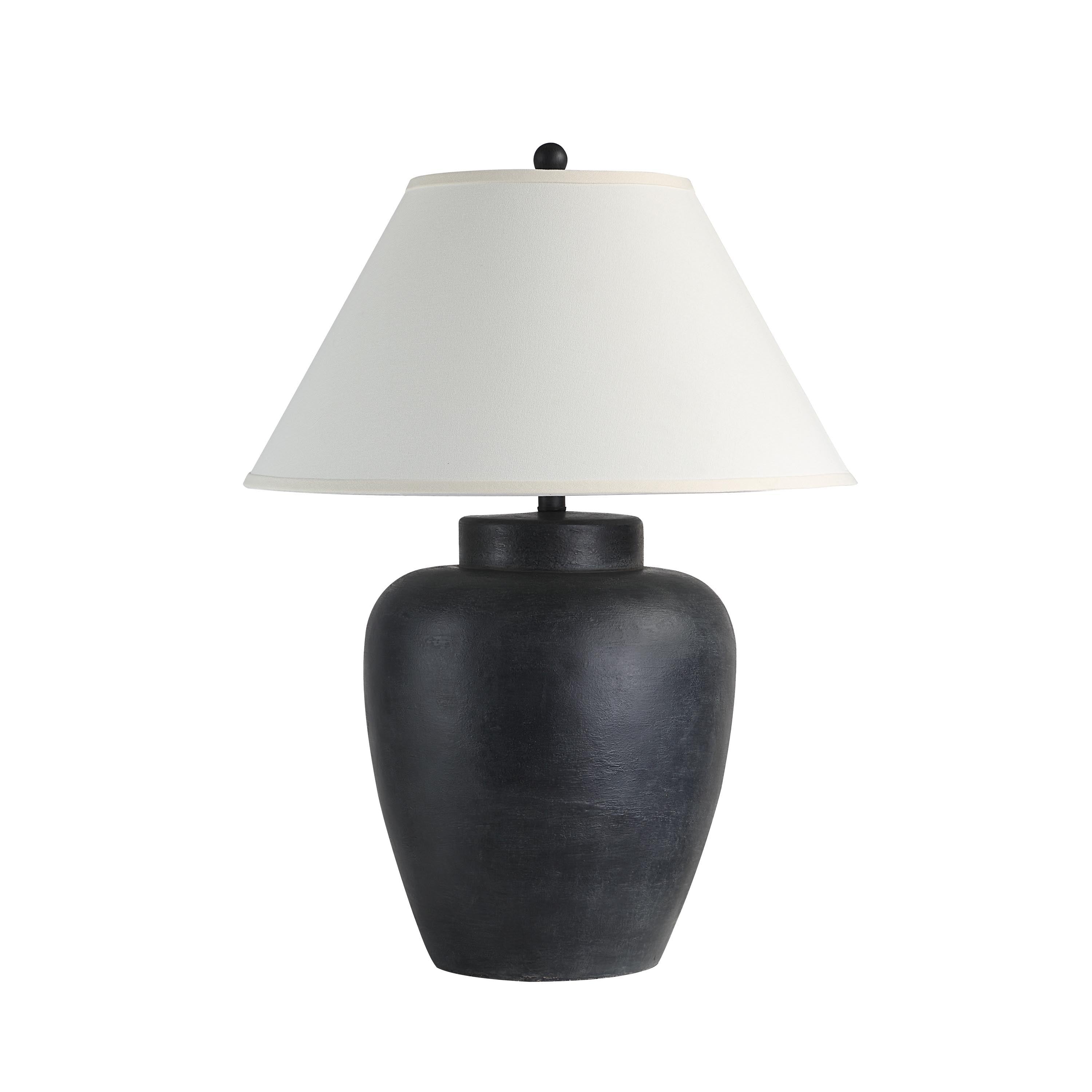 Arancia 29.5" Table Lamp with 3-Way Switch, Black-Table Lamp-DECOROLALA