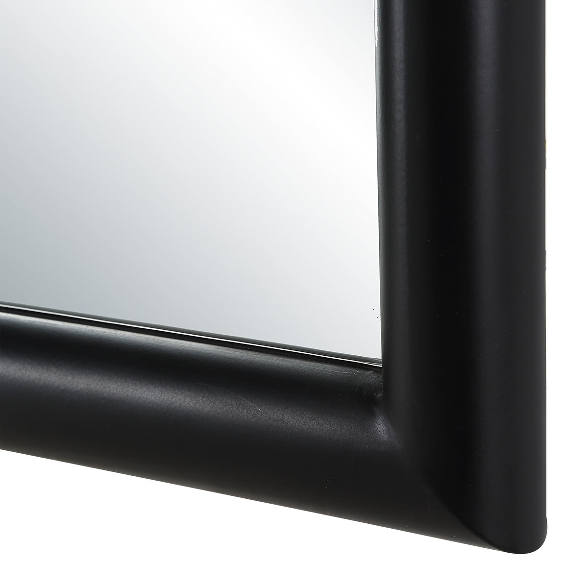 Arcade 76" H x 34" W Wall Mirror, Black-Leaner Mirrors-DECOROLALA