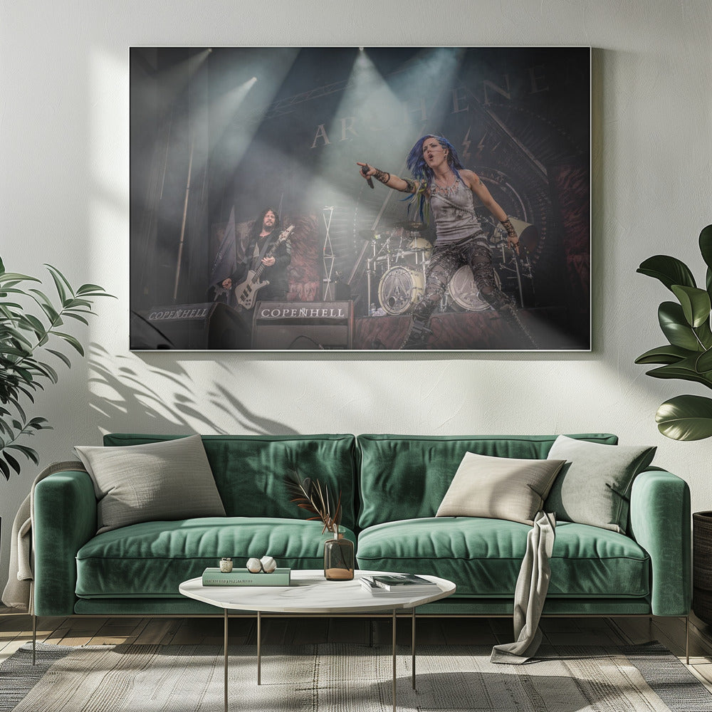 Arch Enemy - Color- -Poster Music Canvas Print-Canvas Print-DECOROLALA