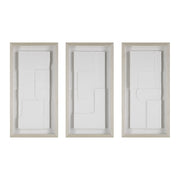 Arches 15.0" Wide Wall Decor, Printed Artwork (3 Piece Set)-Canvas Prints-DECOROLALA