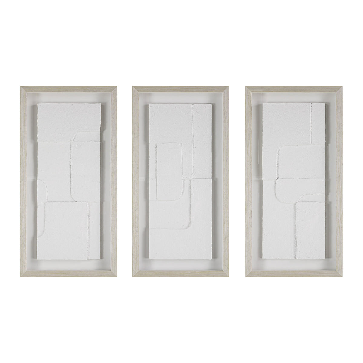 Arches 15.0" Wide Wall Decor, Printed Artwork (3 Piece Set)-Canvas Prints-DECOROLALA