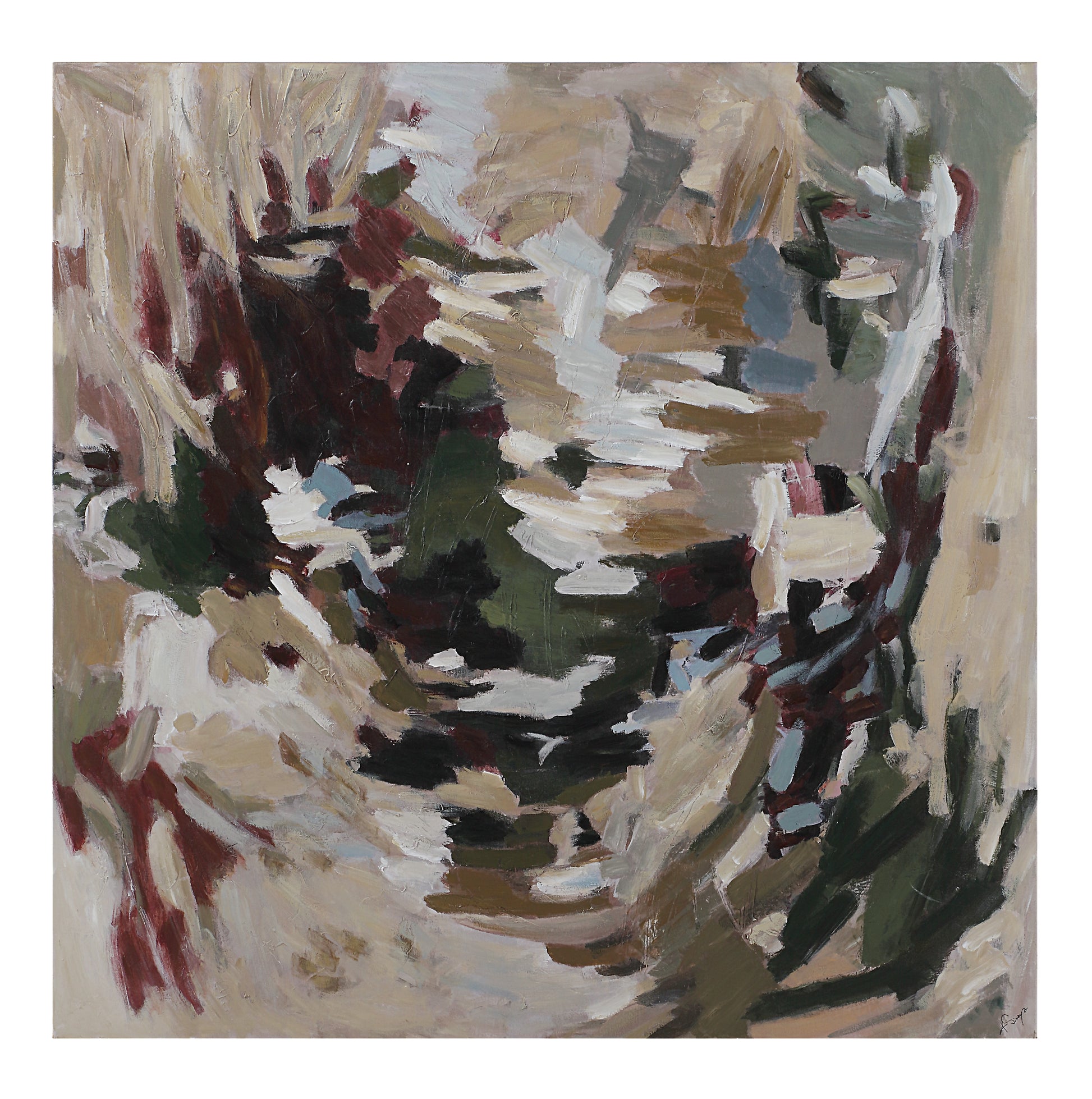 Ardesia 50" H x 50" W Canvas Art-Canvas Print-DECOROLALA