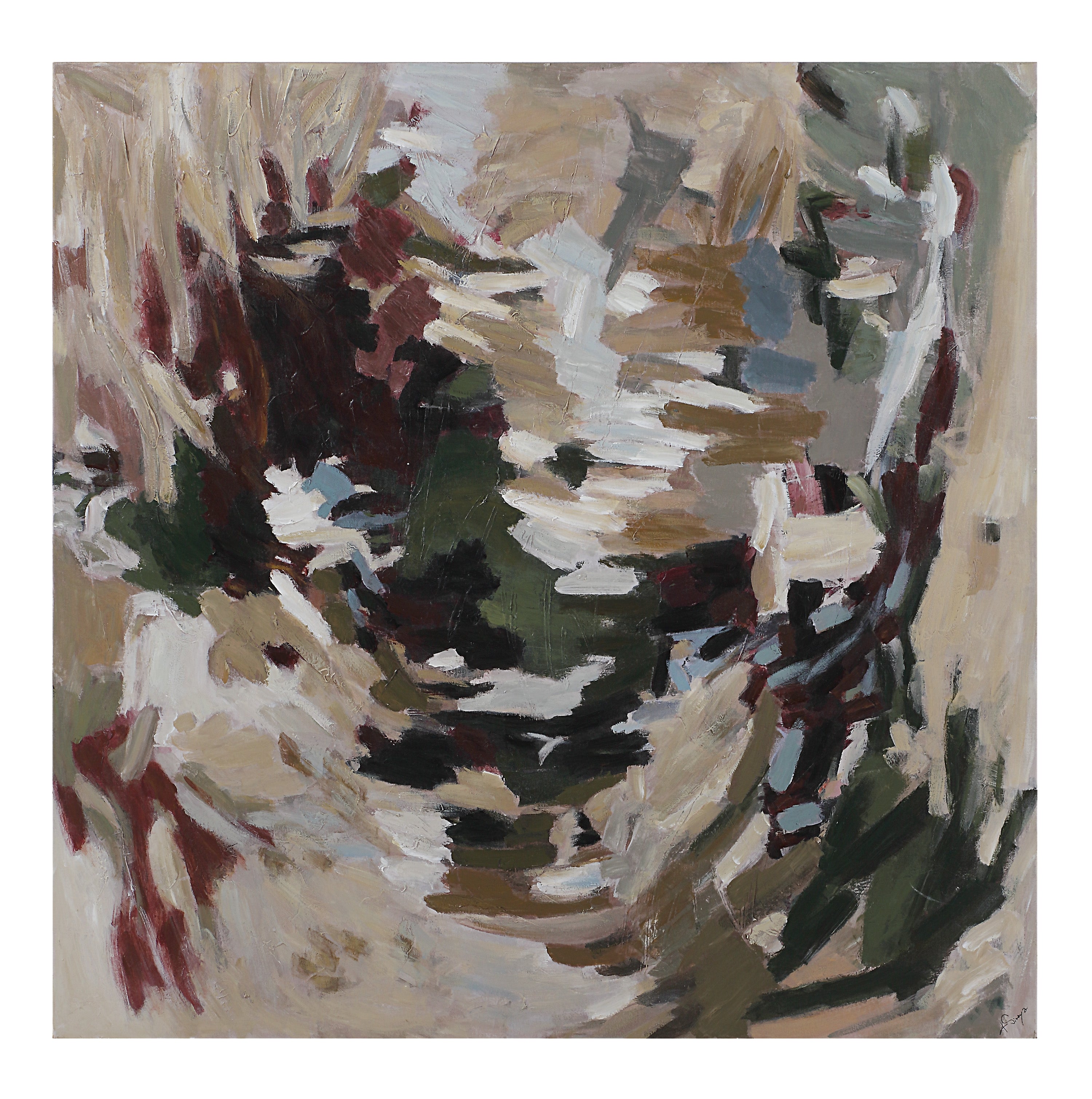 Ardesia 50" H x 50" W Canvas Art-Canvas Print-DECOROLALA