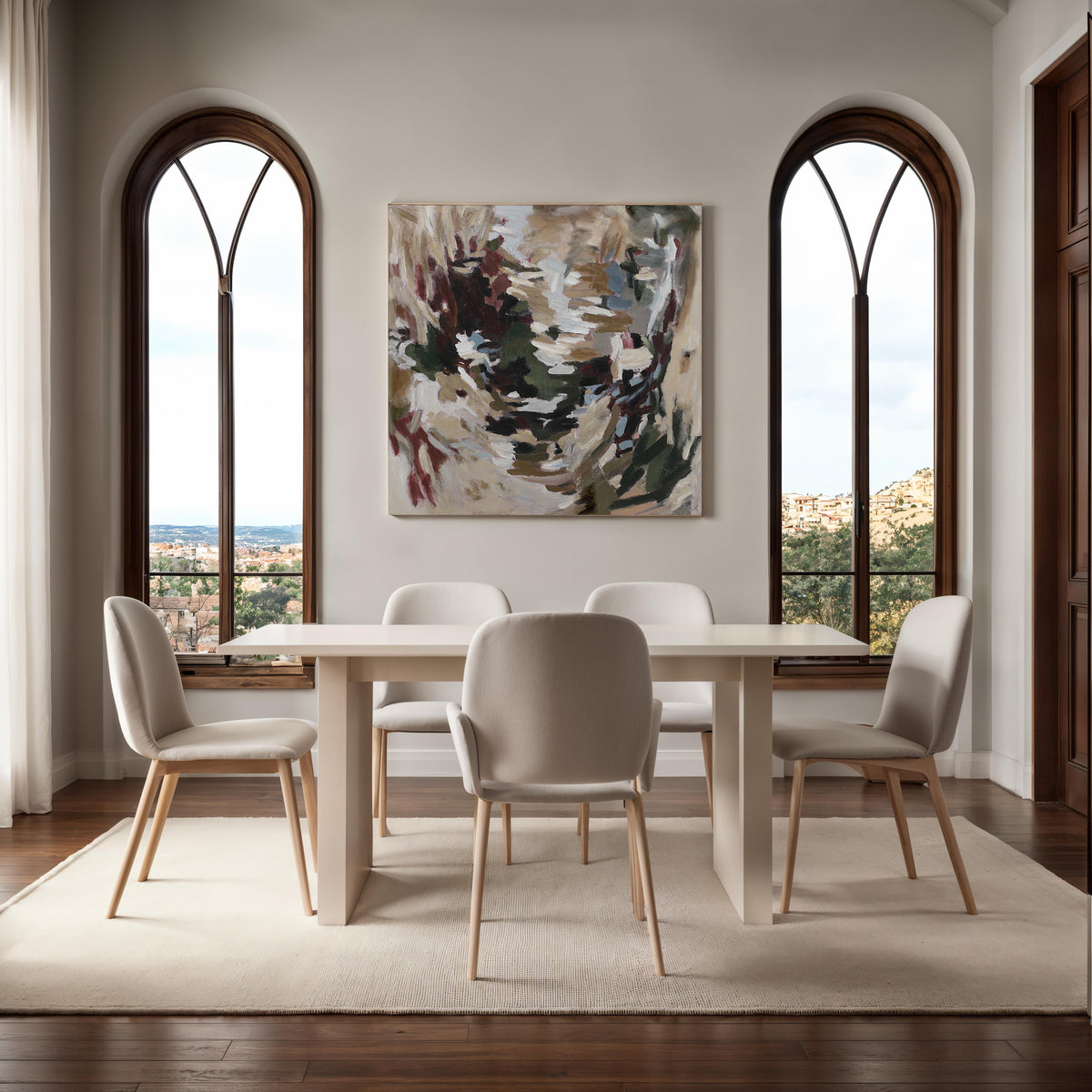 Ardesia 50" H x 50" W Canvas Art-Canvas Prints-DECOROLALA