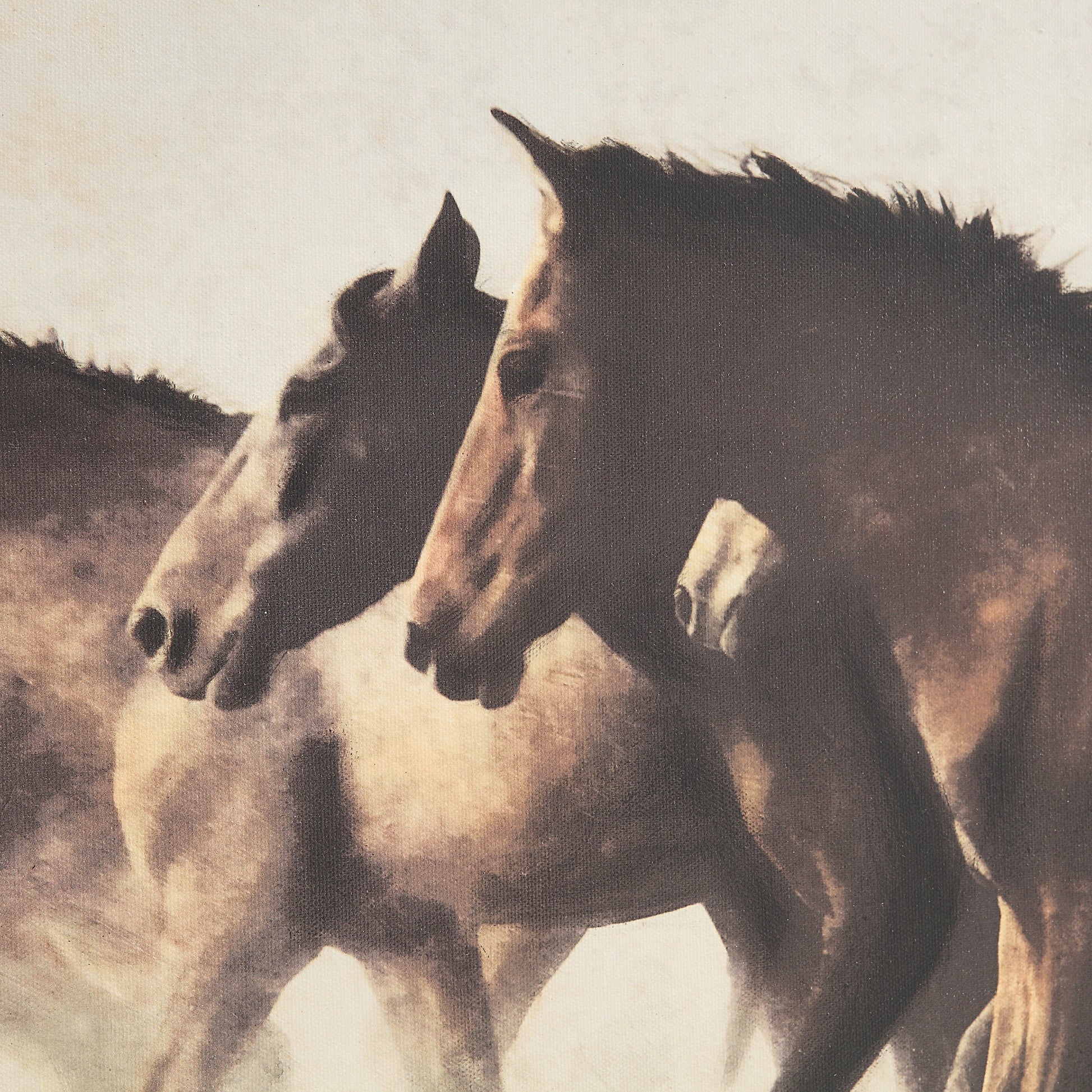 Ares 60" Wide Canvas Art with Wood Frame, Black-Canvas Art-DECOROLALA