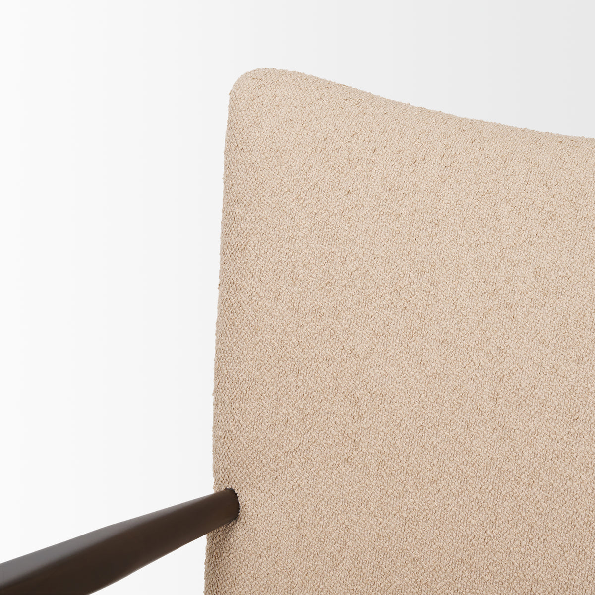 Argent Accent Chair - Beige Boucle-Accent Chairs-DECOROLALA
