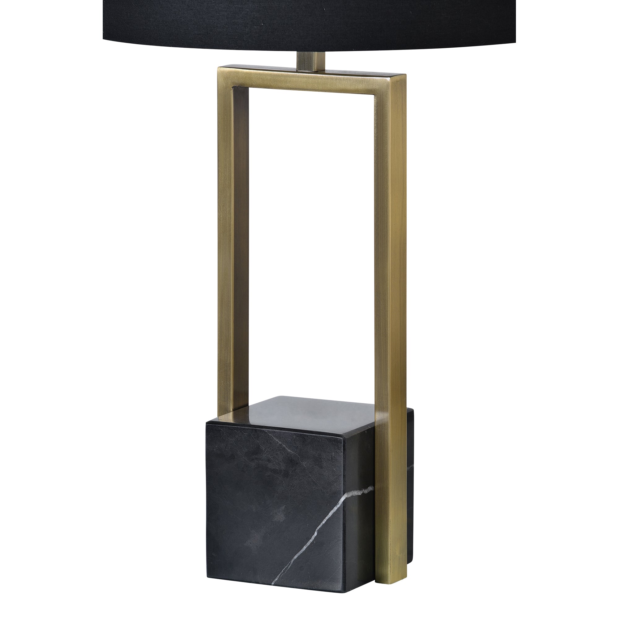 Arla 27.75" Table Lamp Antique Brass Marble-Table Lamp-DECOROLALA