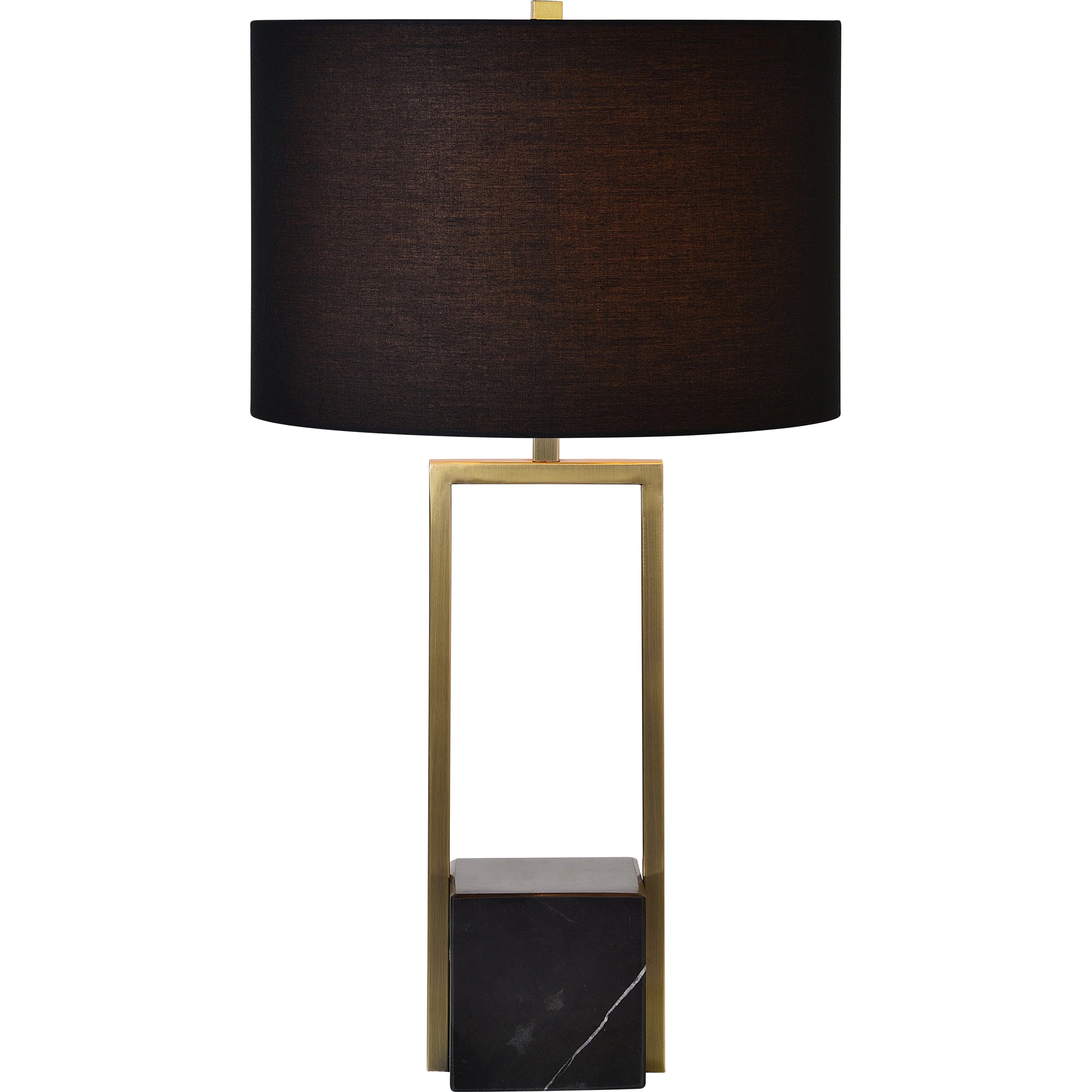 Arla 27.75" Table Lamp Antique Brass Marble-Table Lamp-DECOROLALA
