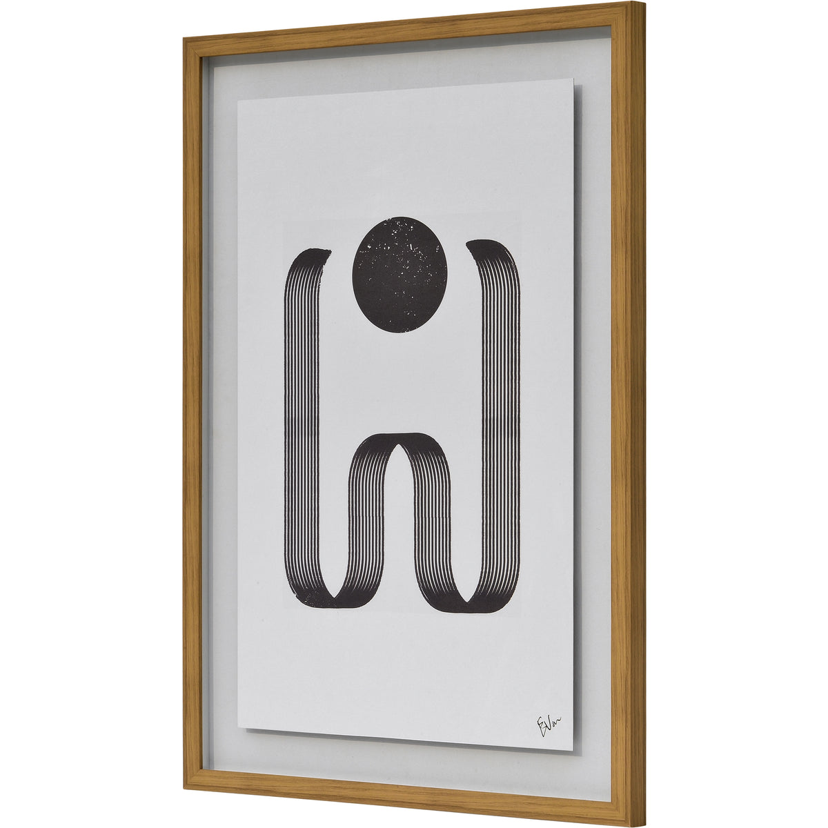 Arlo 24" Wide Wall Art, Black-Wall Art Prints-DECOROLALA