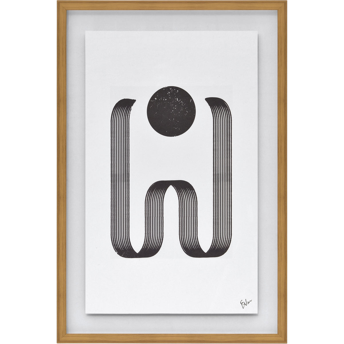 Arlo 24" Wide Wall Art, Black-Wall Art Prints-DECOROLALA