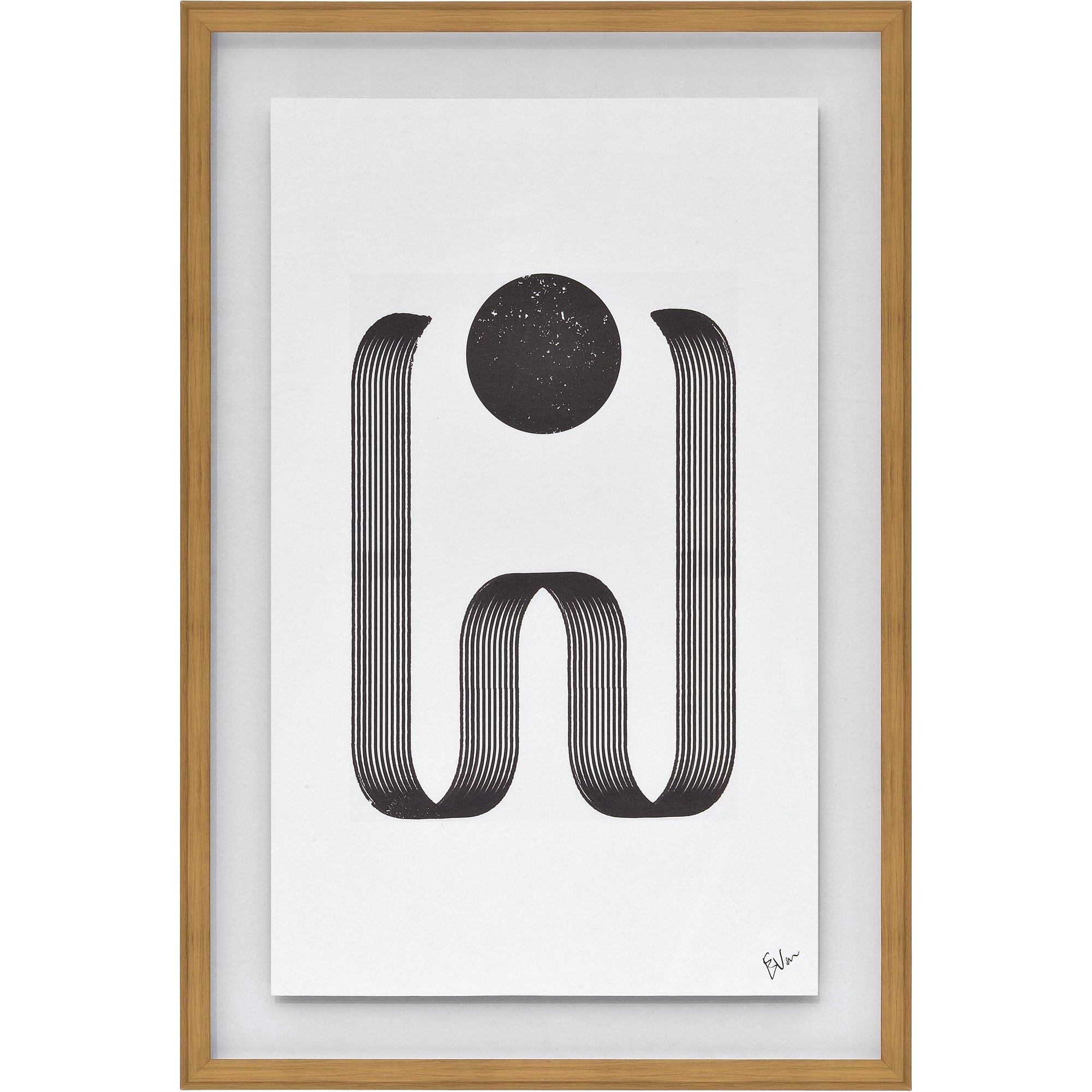 Arlo 24" Wide Wall Art, Black-Wall Art-DECOROLALA