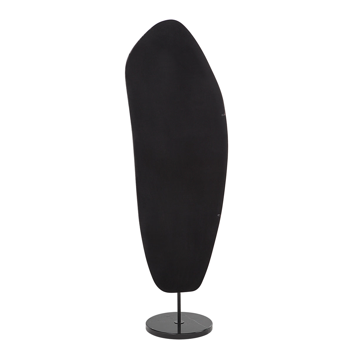 Arlon 70" Tall Irregular Mirror, Matte Black-Needs Review-DECOROLALA