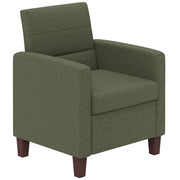 Armchair Linen Dark Green 28"W-DECOROLALA