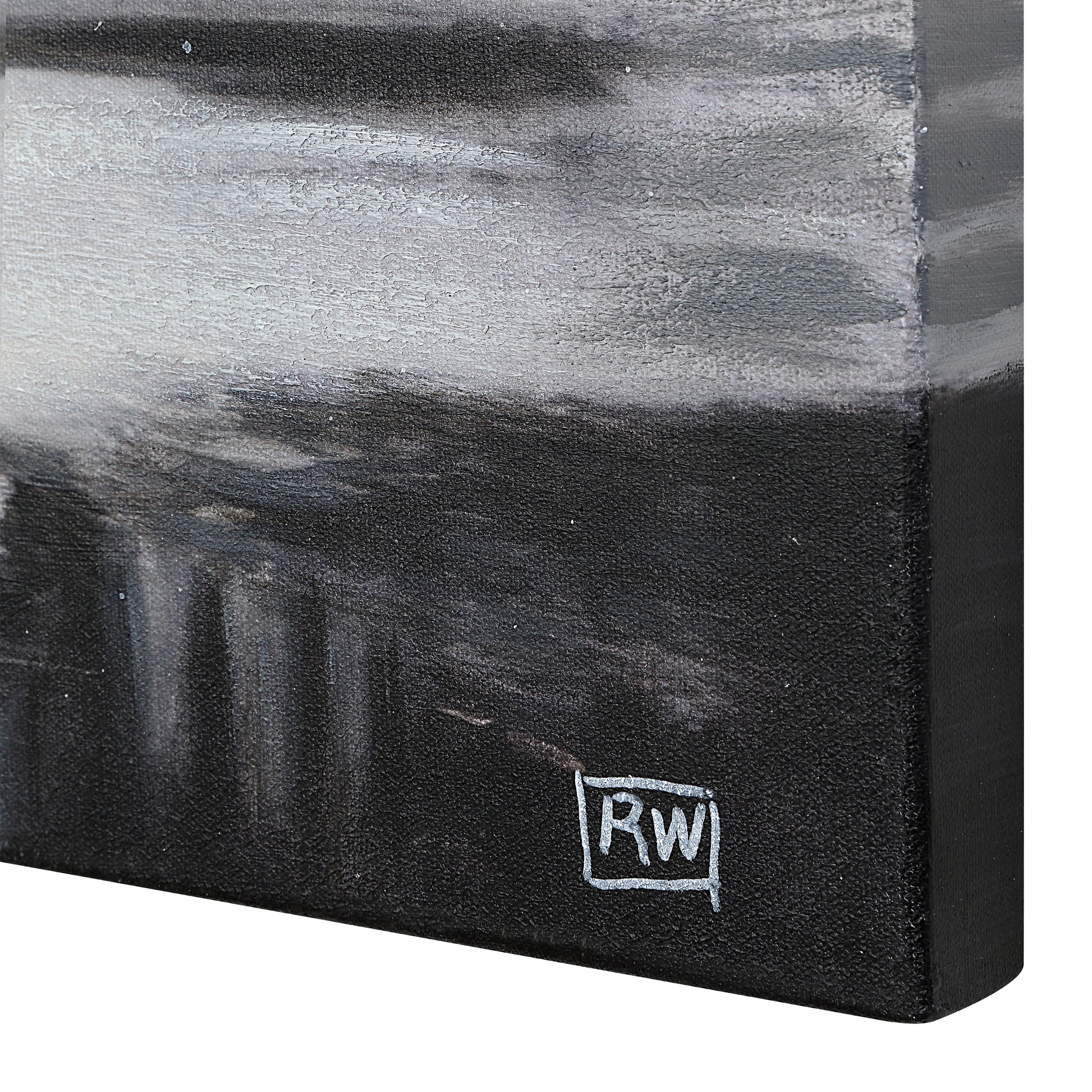 Arnar 40" H x 60" W Canvas Art, Grey-Canvas Art-DECOROLALA