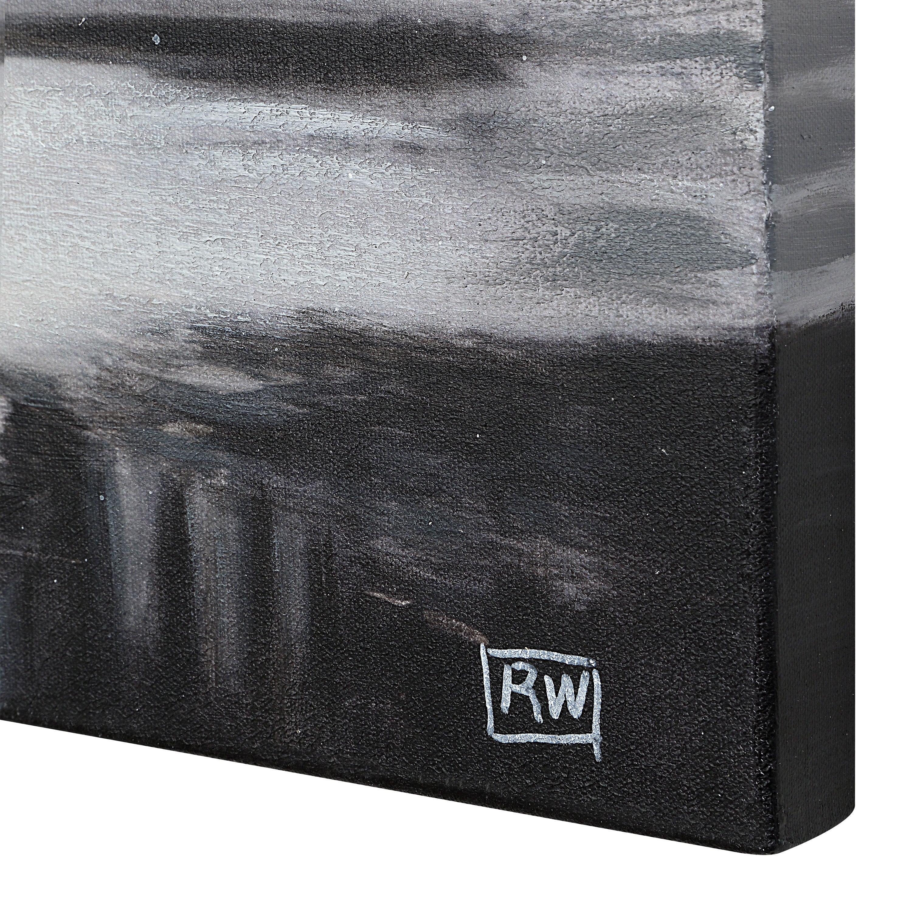 Arnar 40" H x 60" W Canvas Art, Grey-Canvas Art-DECOROLALA