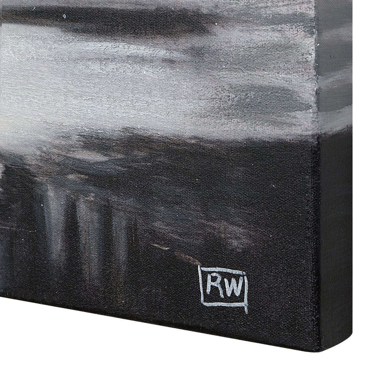 Arnar 40" H x 60" W Canvas Art, Grey-Canvas Prints-DECOROLALA