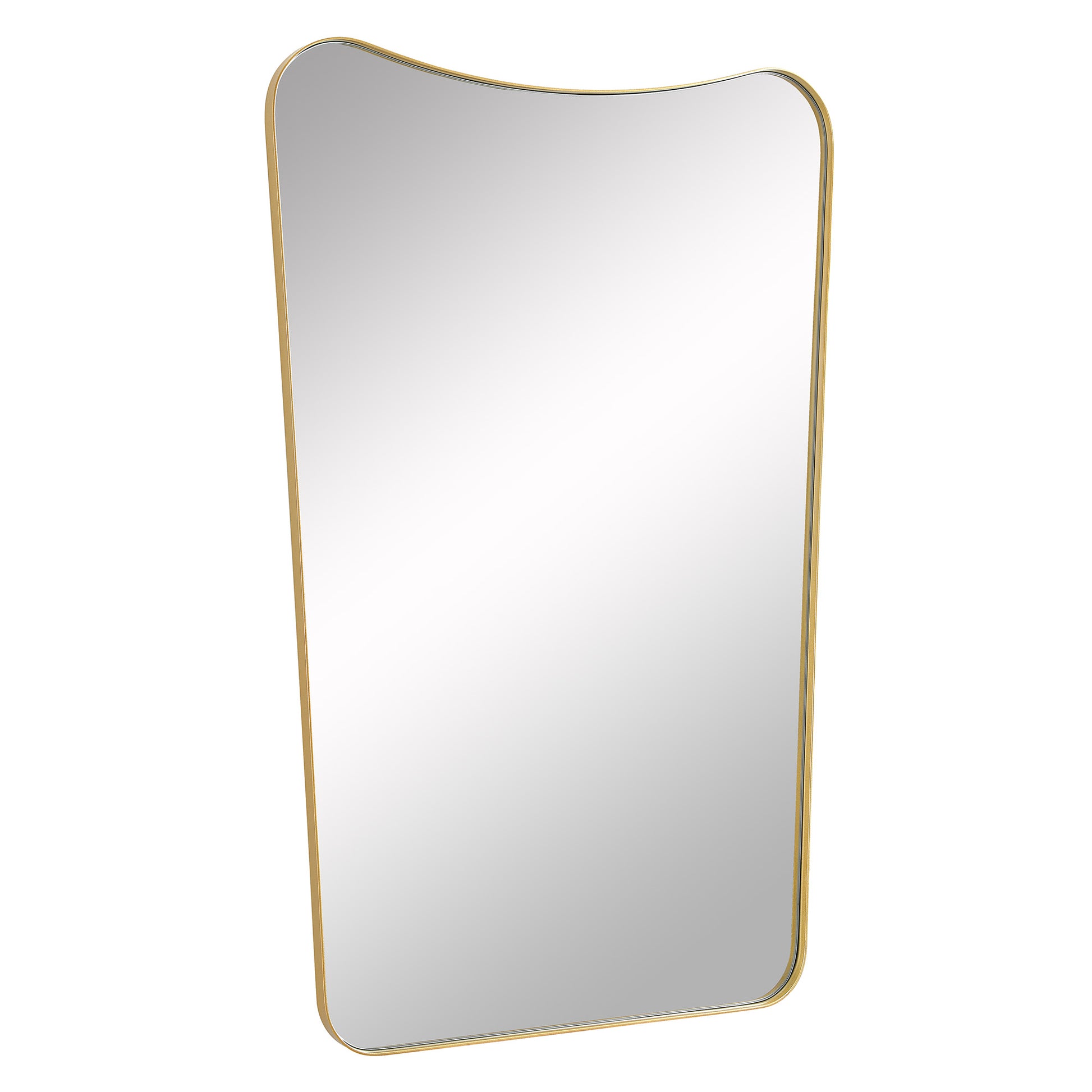 Artesia 45" Tall Rectangle Wall Mirror, Yellow-Mirror-DECOROLALA