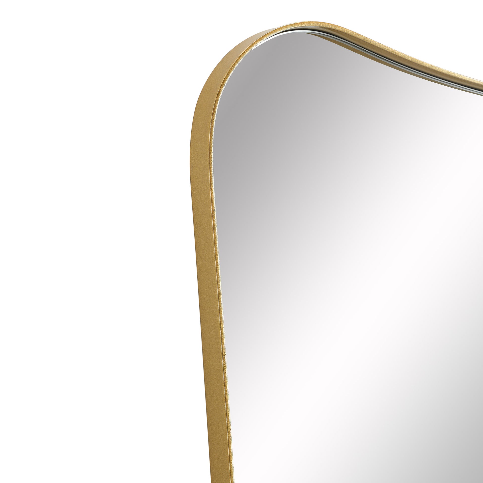 Artesia 45" Tall Rectangle Wall Mirror, Yellow-Mirror-DECOROLALA