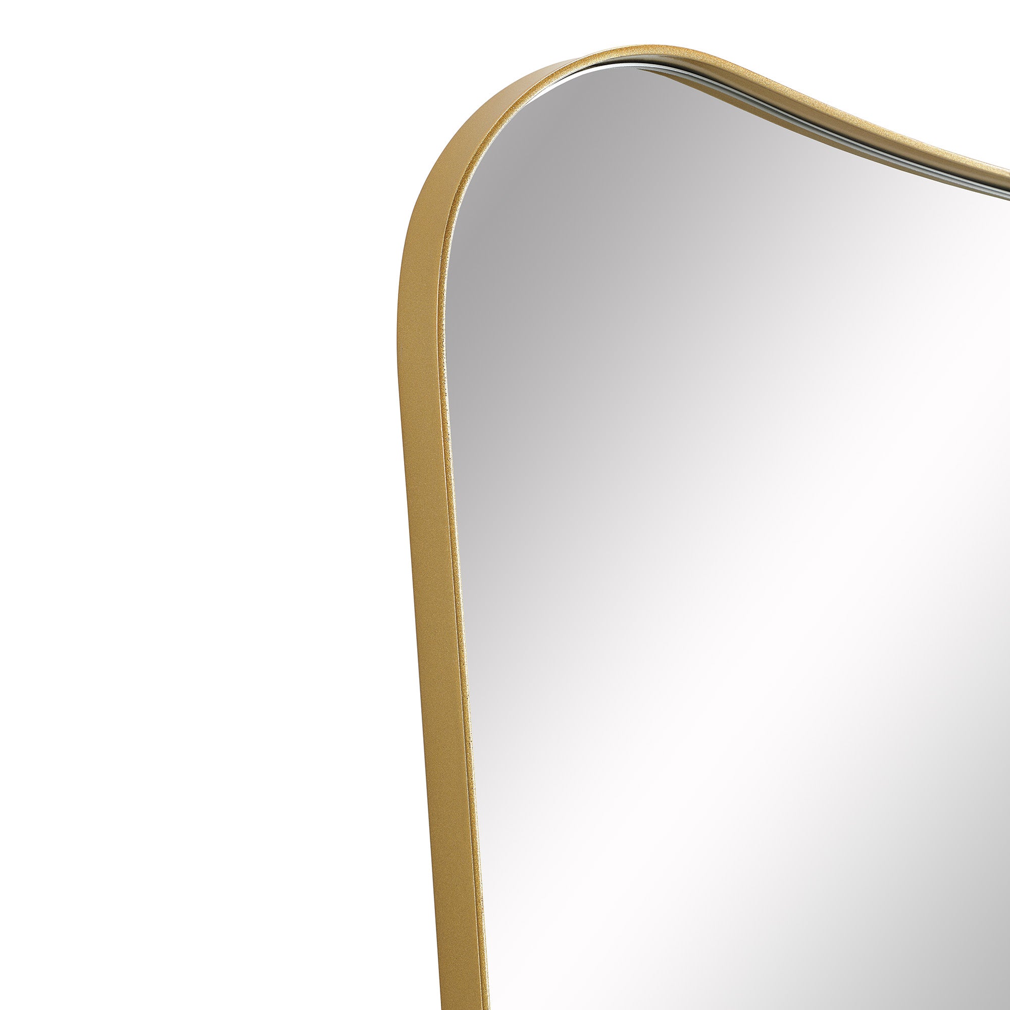 Artesia 45" Tall Rectangle Wall Mirror, Yellow-Mirror-DECOROLALA