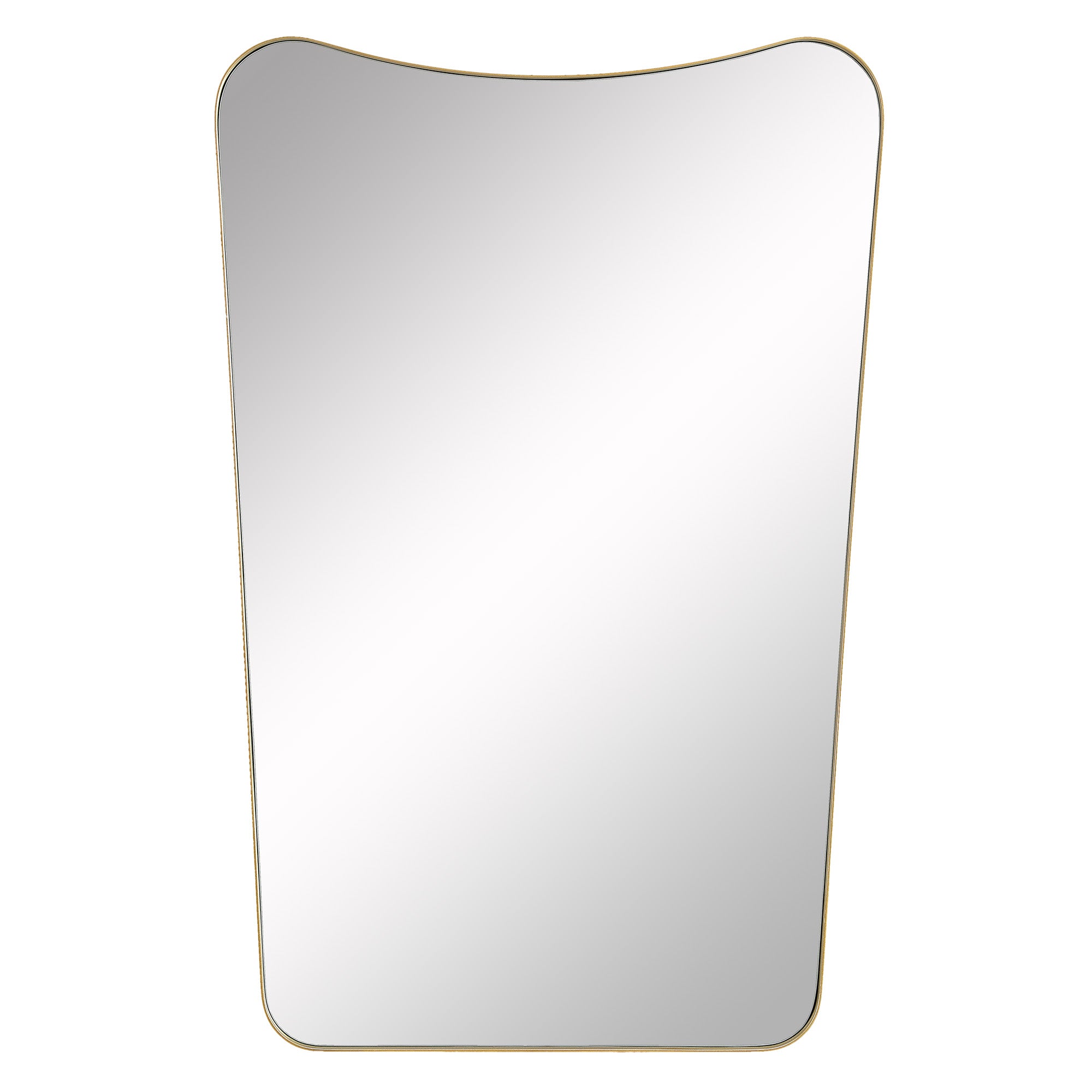 Artesia 45" Tall Rectangle Wall Mirror, Yellow-Mirror-DECOROLALA