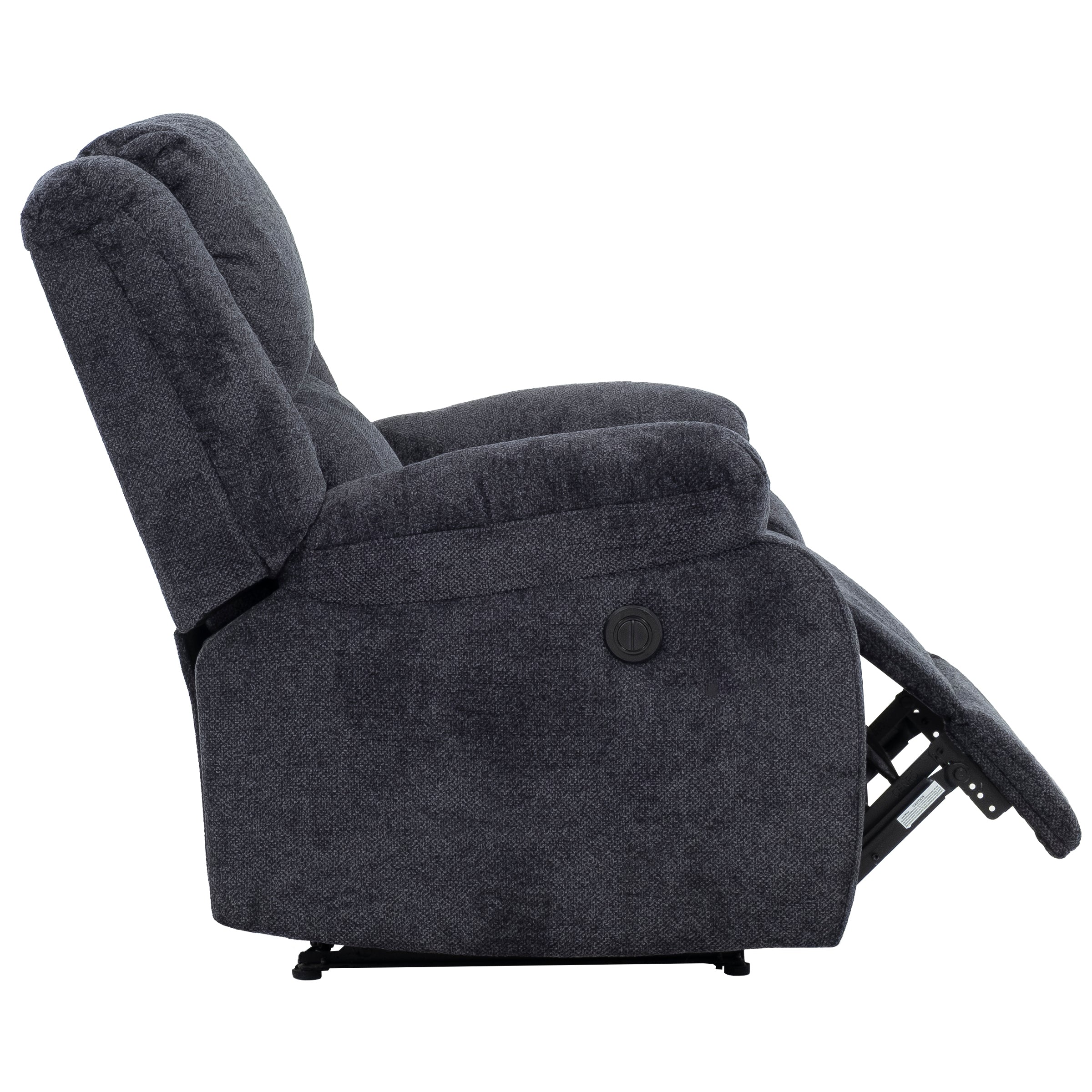 Arthur 40 in. Upholstered Manual Rocker Recliner-Living Room-DECOROLALA
