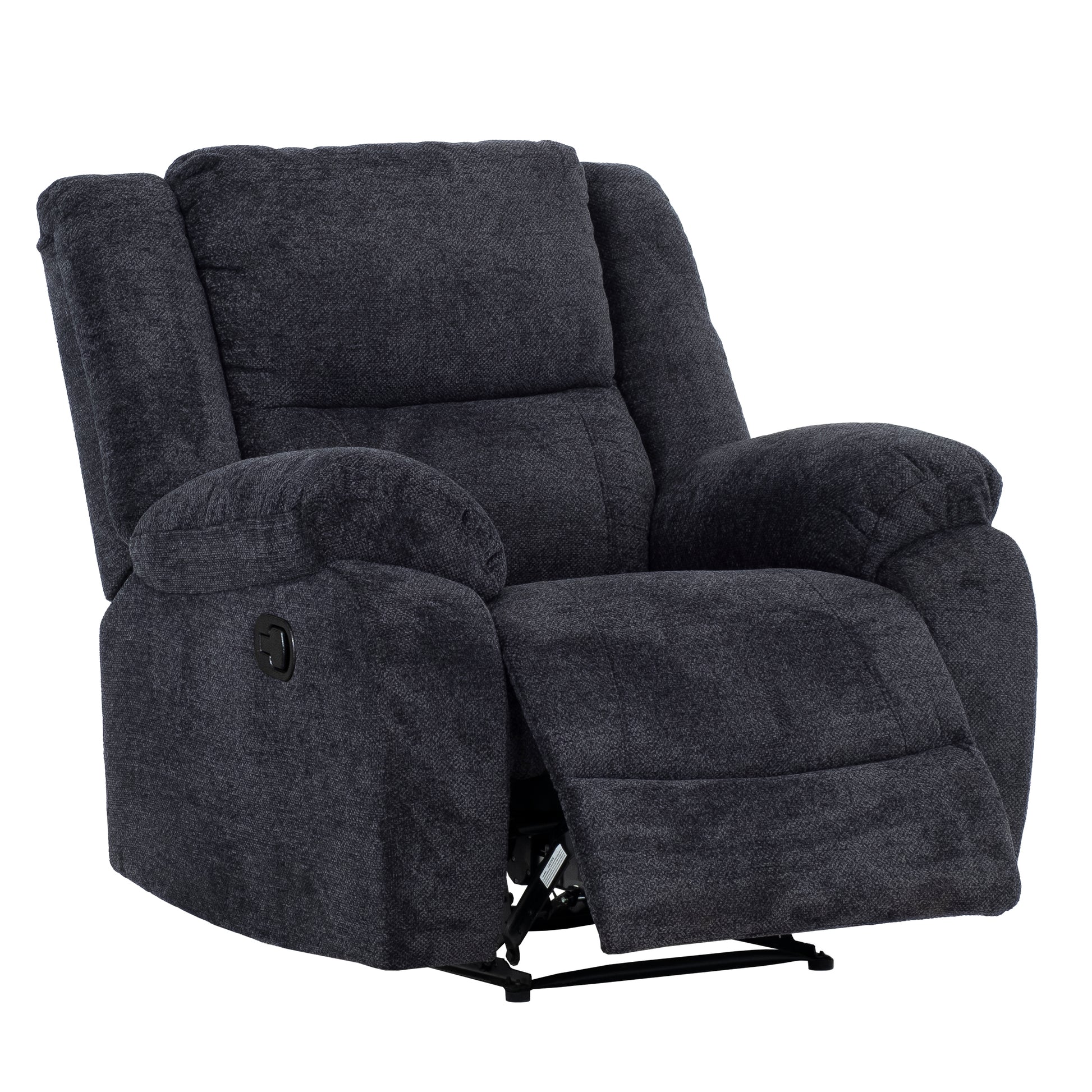 Arthur 40 in. Upholstered Manual Rocker Recliner-Living Room-DECOROLALA