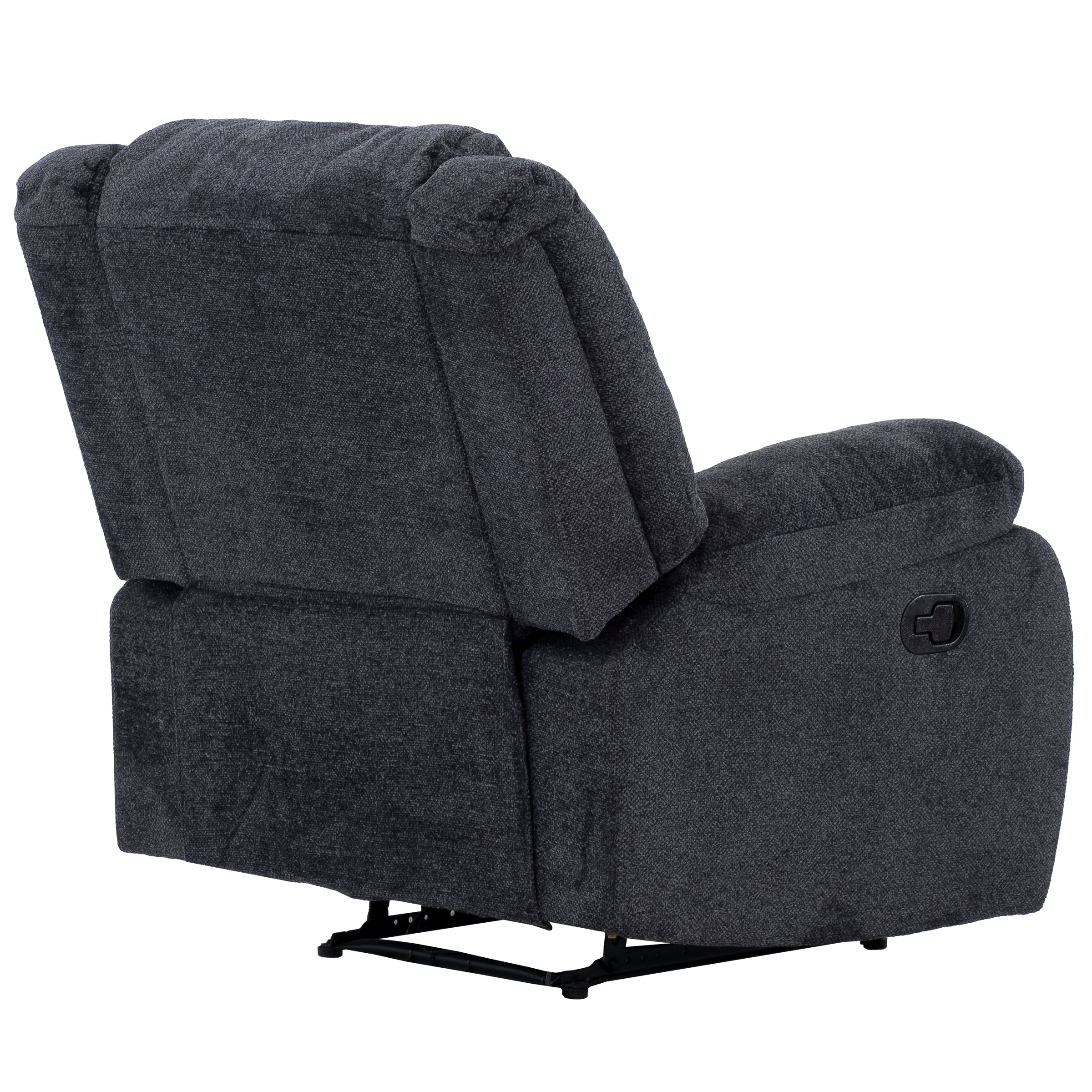 Arthur 40 in. Upholstered Manual Rocker Recliner-Living Room-DECOROLALA