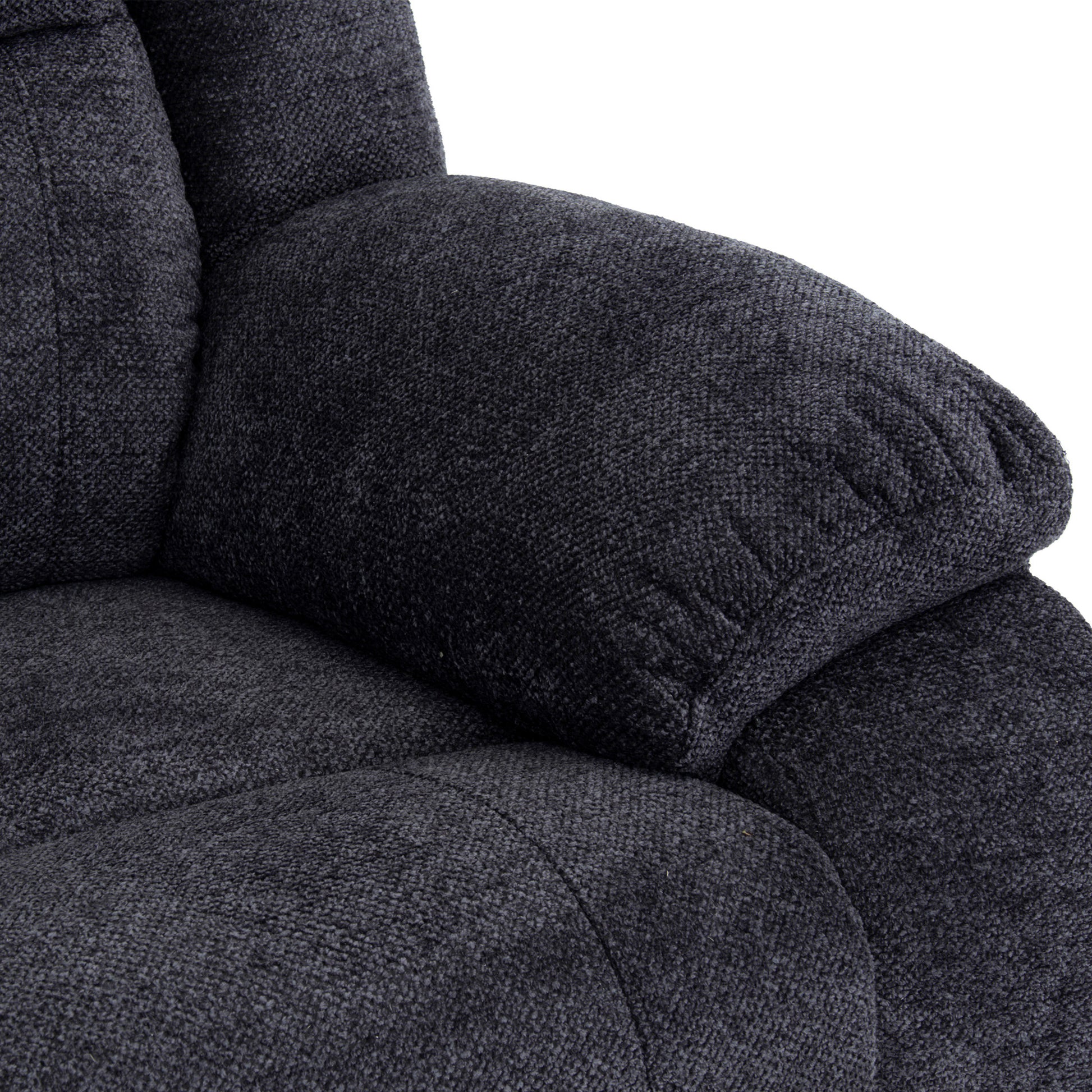 Arthur 40 in. Upholstered Manual Rocker Recliner-Living Room-DECOROLALA