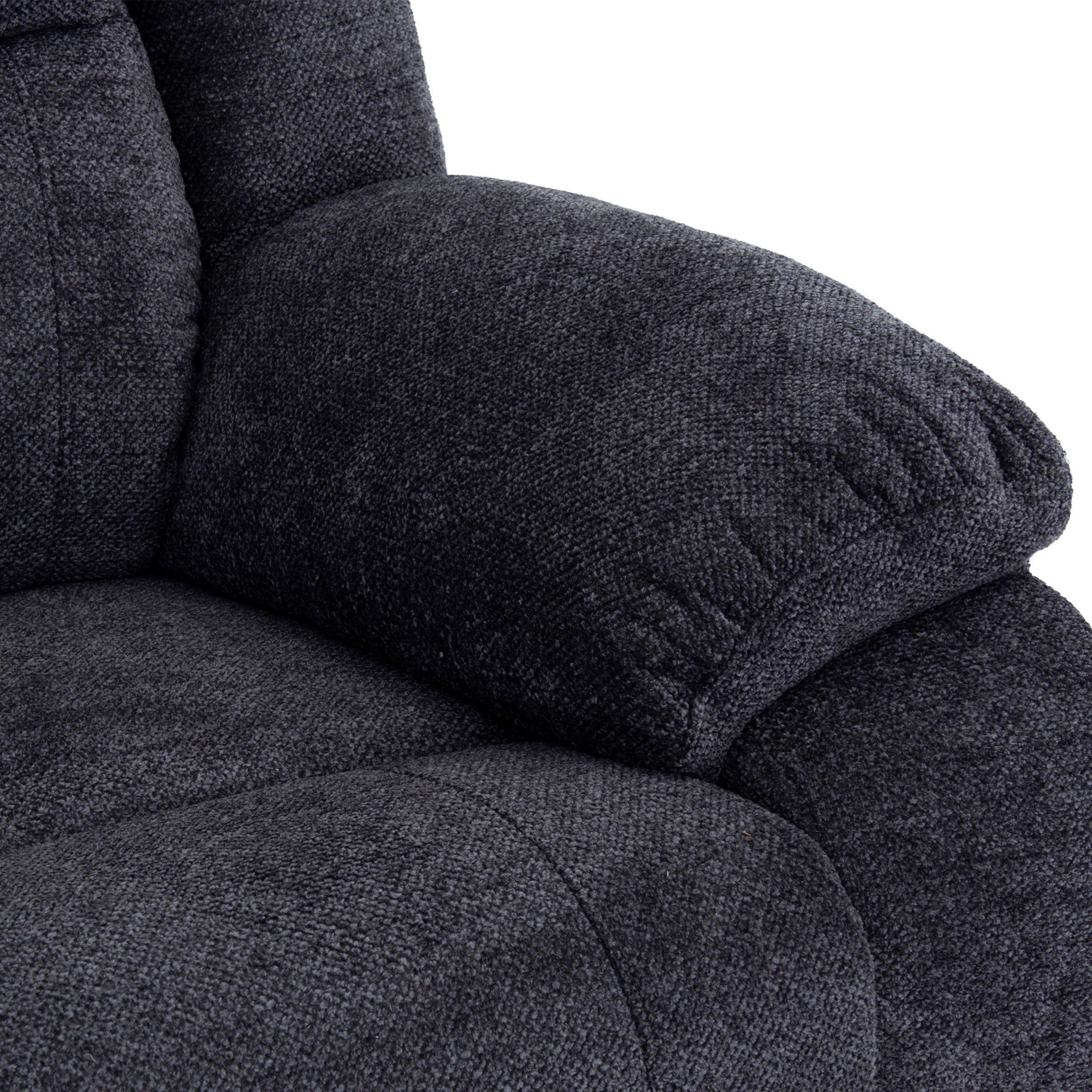 Arthur 40 in. Upholstered Manual Rocker Recliner-Living Room-DECOROLALA