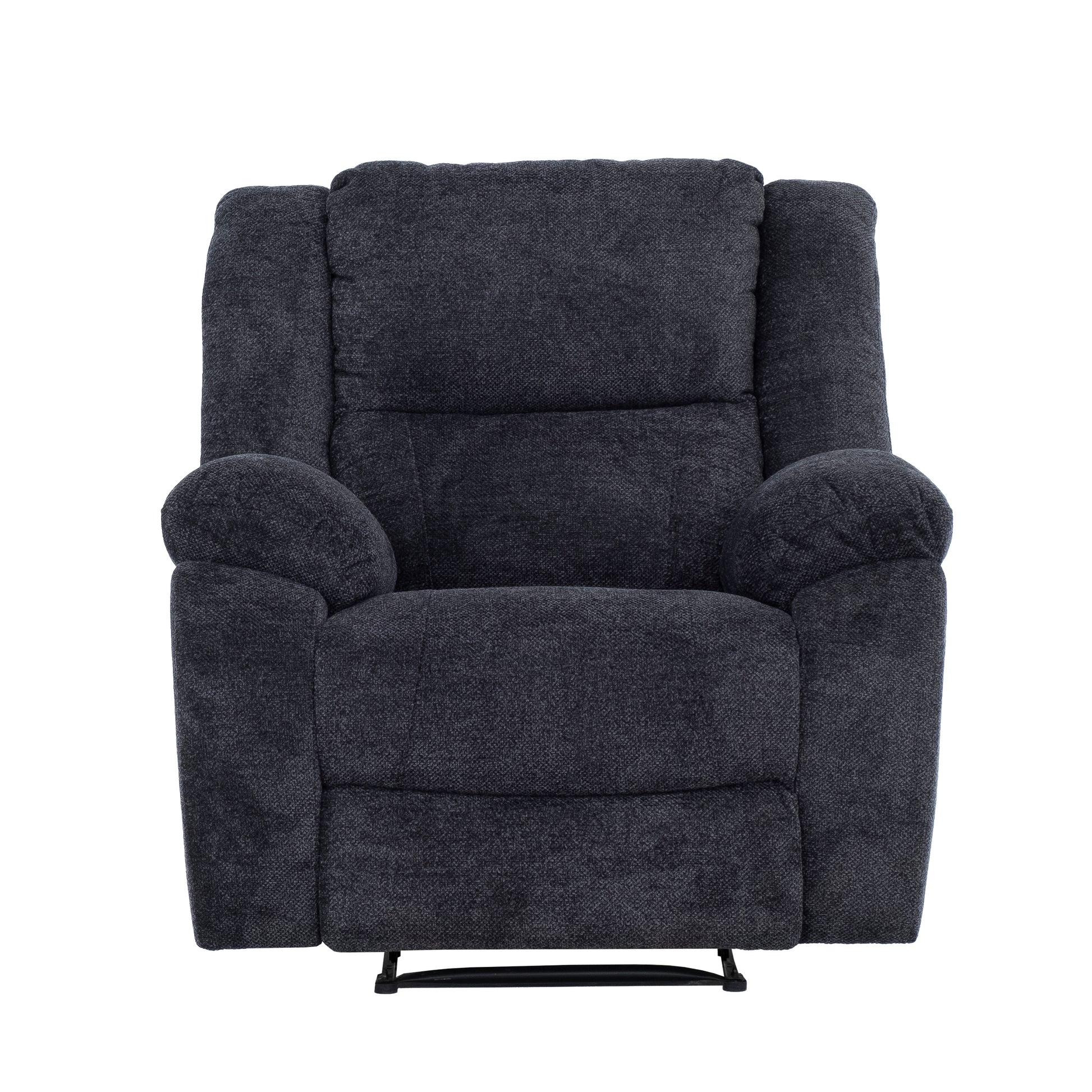 Arthur 40 in. Upholstered Manual Rocker Recliner-Living Room-DECOROLALA