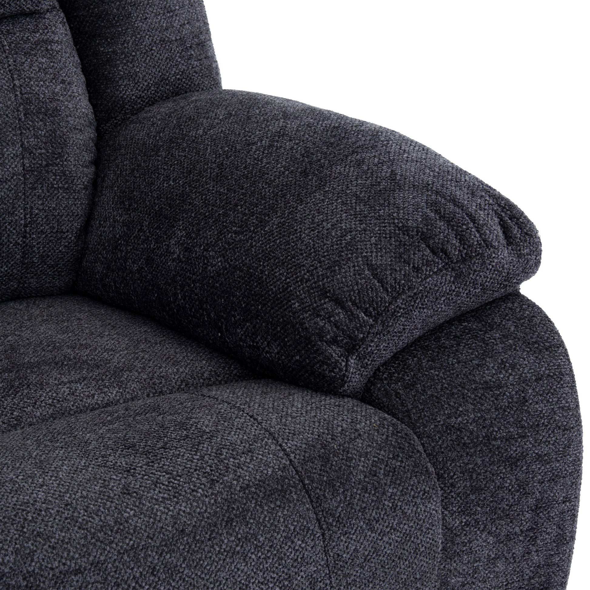 Arthur 76 in. Reclining Loveseat with Cupholder Console-Canvas Print-DECOROLALA