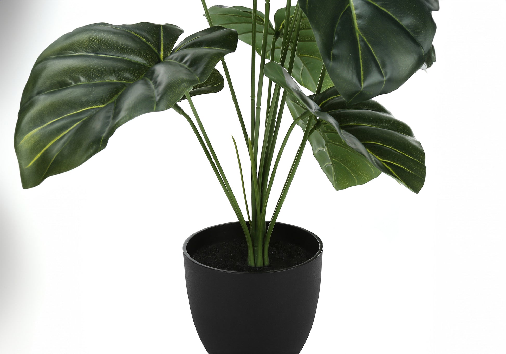 Artificial Alocasia Plant 24"H with 5" Pot-Artificial Plant-DECOROLALA