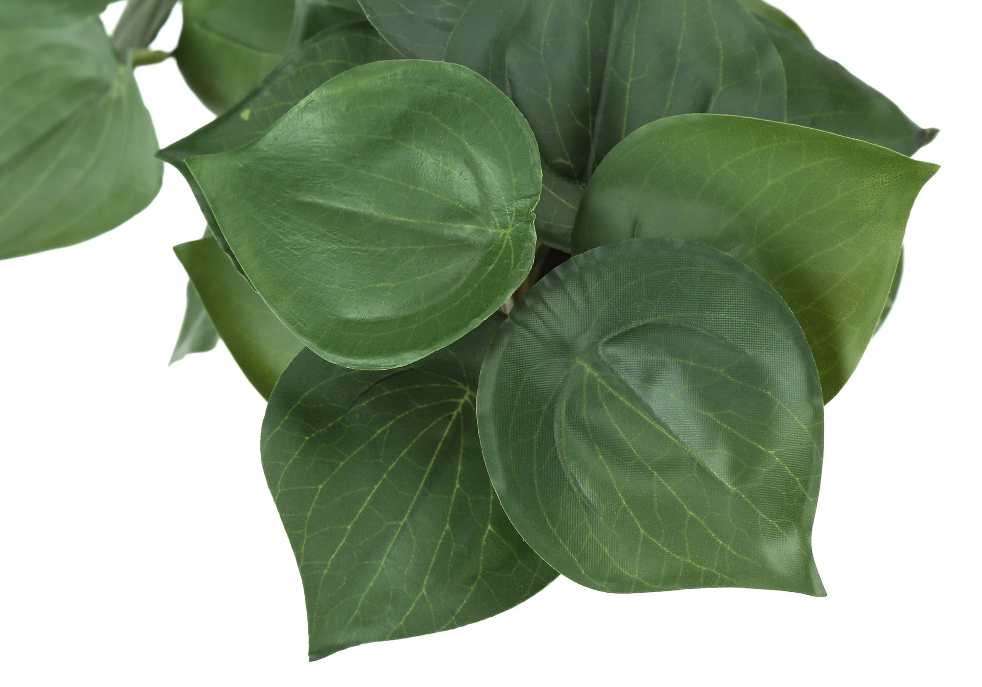 Artificial Alocasia Plants 8"H Set of 2 with Black Pots-Artificial Plant-DECOROLALA