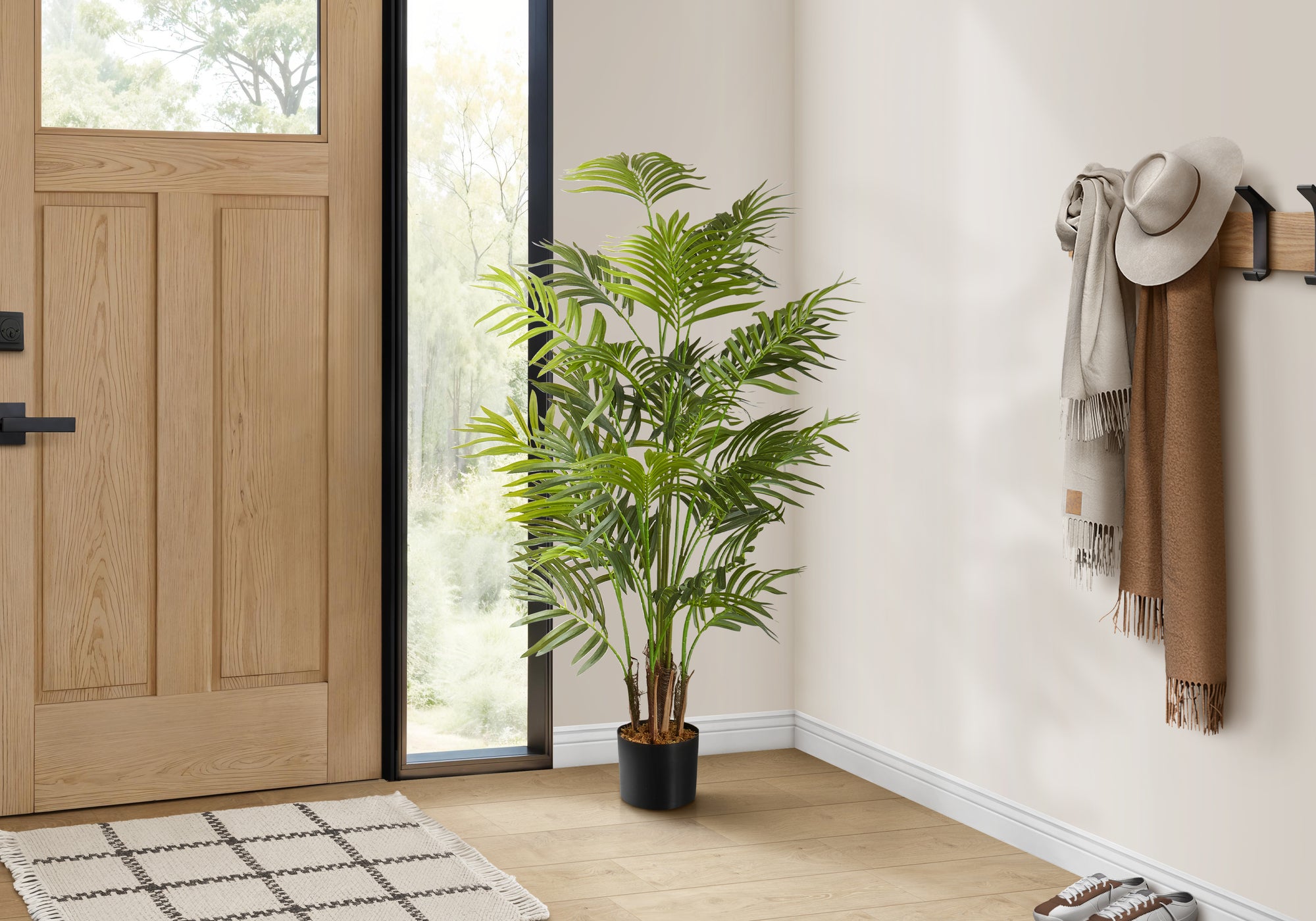 Artificial Areca Palm Tree, 47"H, Real Touch, 5" Pot-Artificial Plant-DECOROLALA